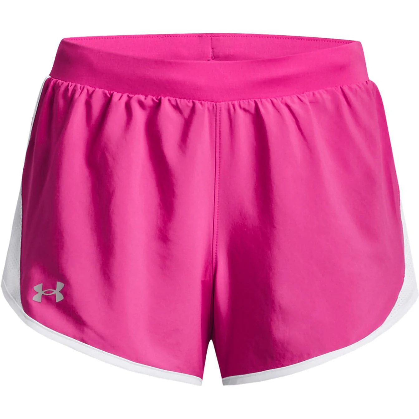Under Armour Fly By 2.0 Womens Running Shorts - Pink - Image 5