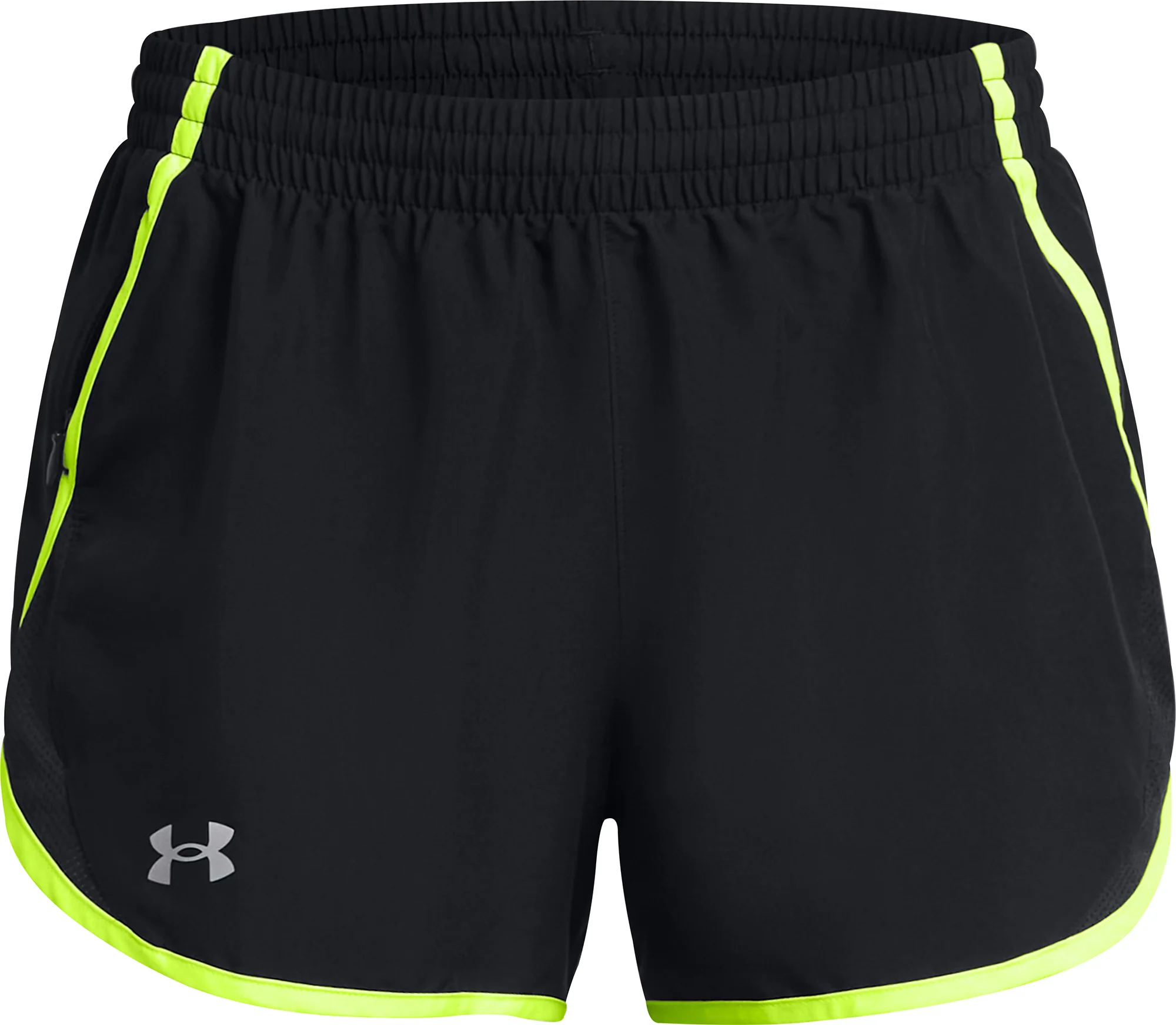 Under Armour Fly By 3 Inch Womens Running Shorts - Black - Image 4