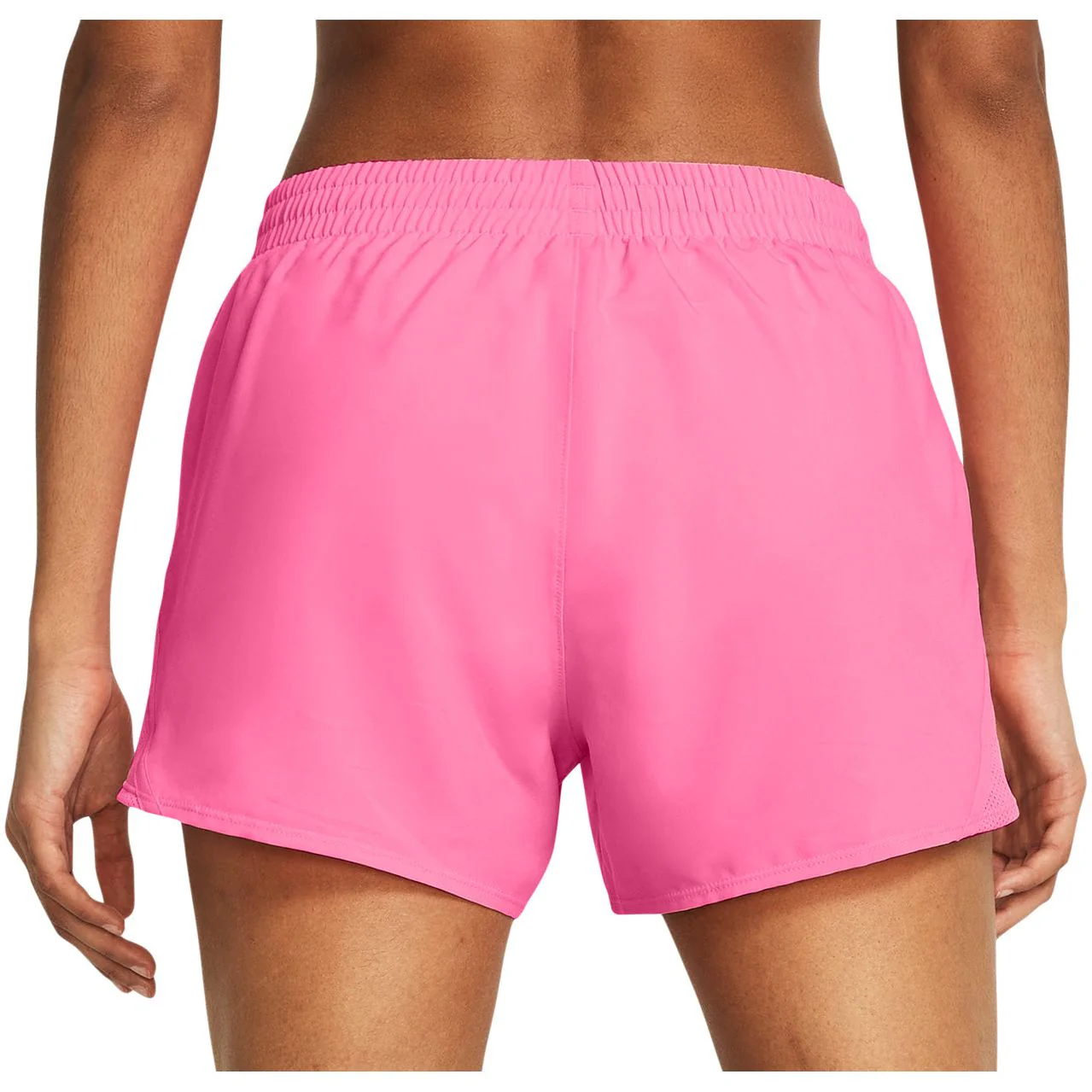 Under Armour Fly By 3 Inch Womens Running Shorts - Pink - Image 2