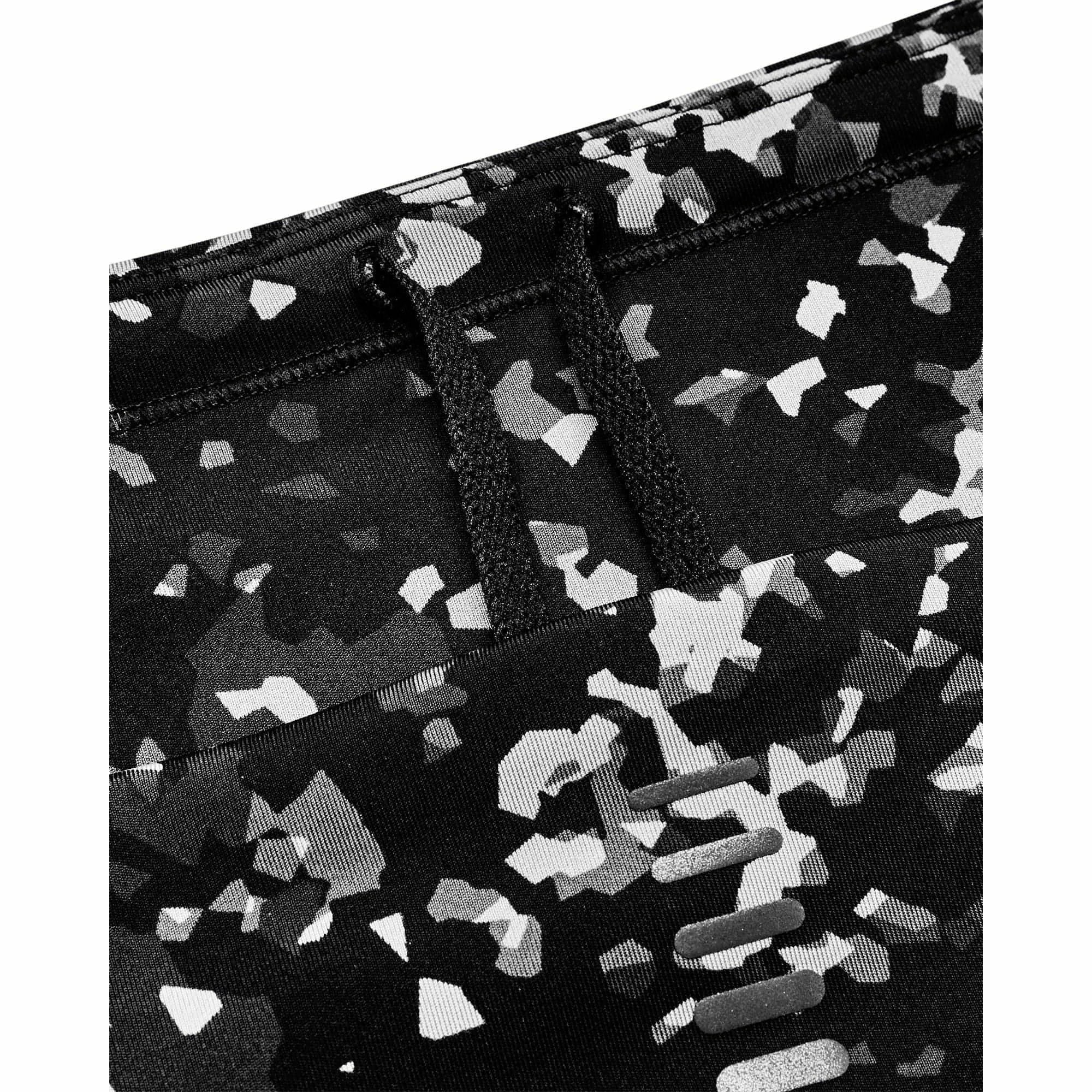 Under Armour Fly Fast 3.0 Printed Womens 7/8 Running Tights - Black - Image 4