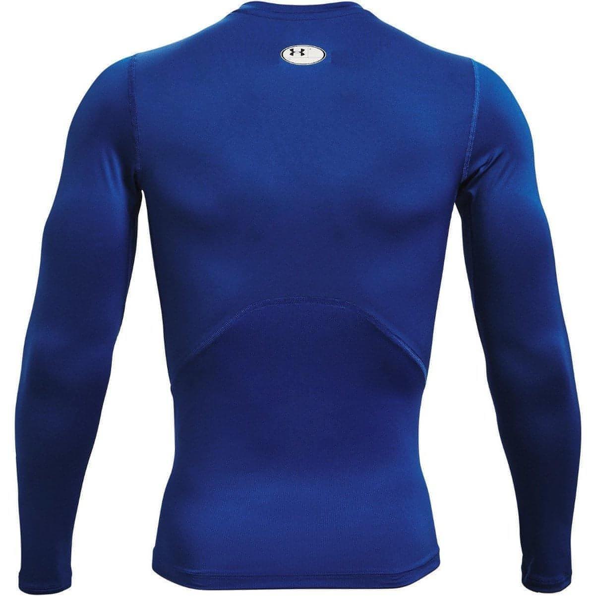 Under Armour HeatGear Armour Long Sleeve Mens Compression Top - Blue - Image 5