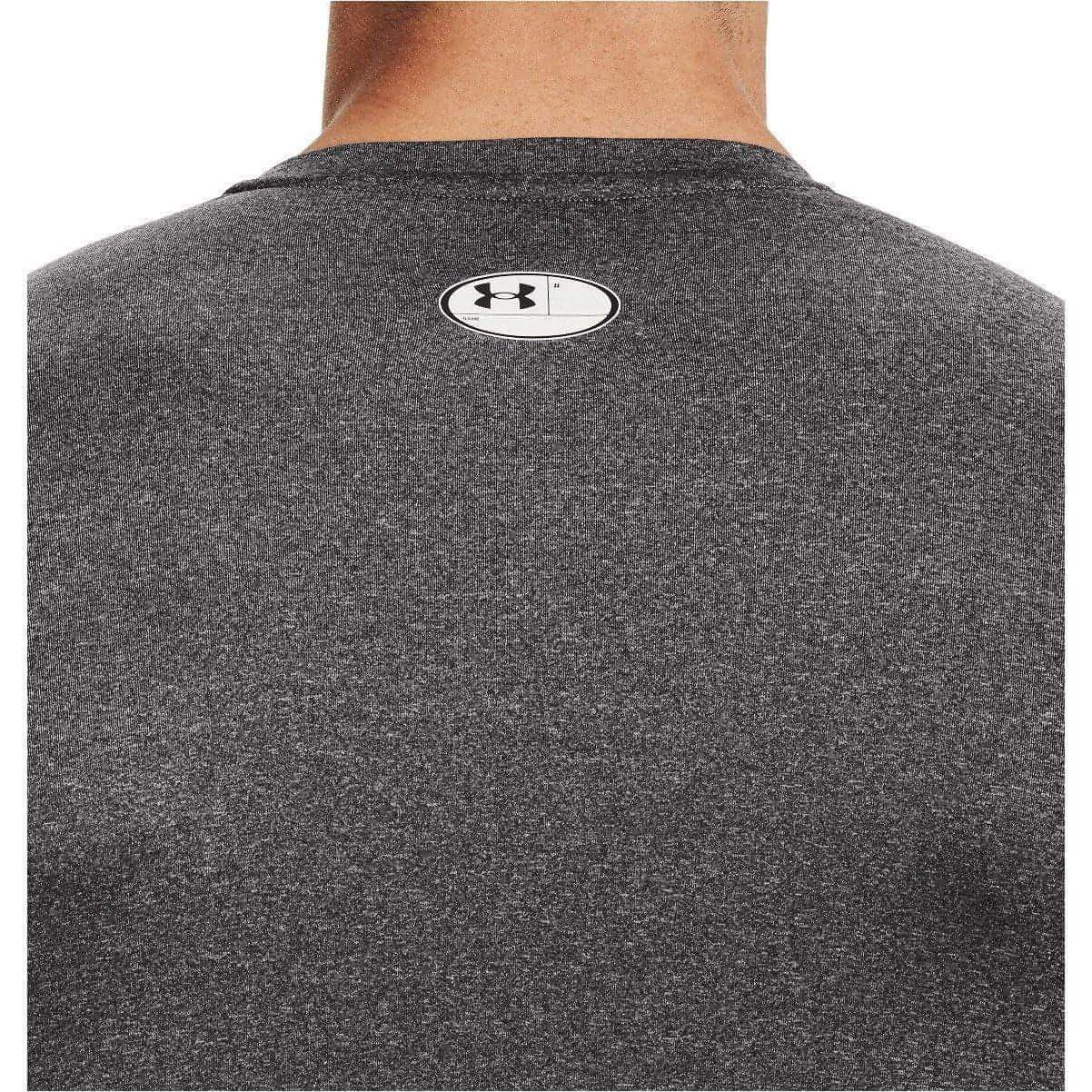 Under Armour HeatGear Armour Long Sleeve Mens Compression Top - Grey - Image 3