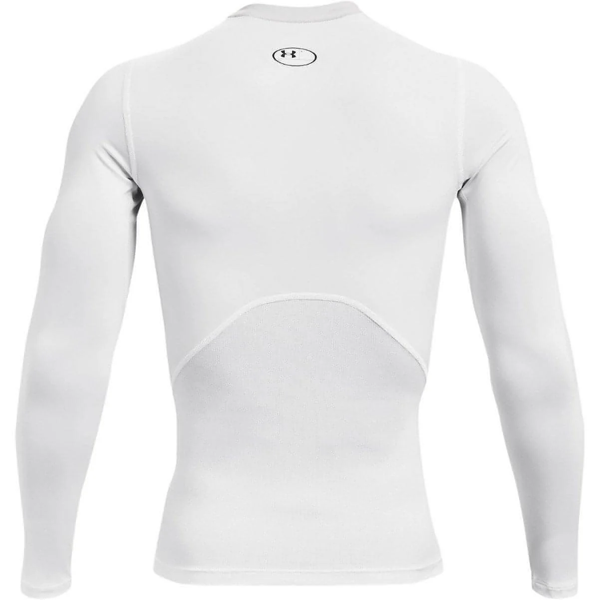 Under Armour HeatGear Armour Long Sleeve Mens Compression Top - White - Image 5
