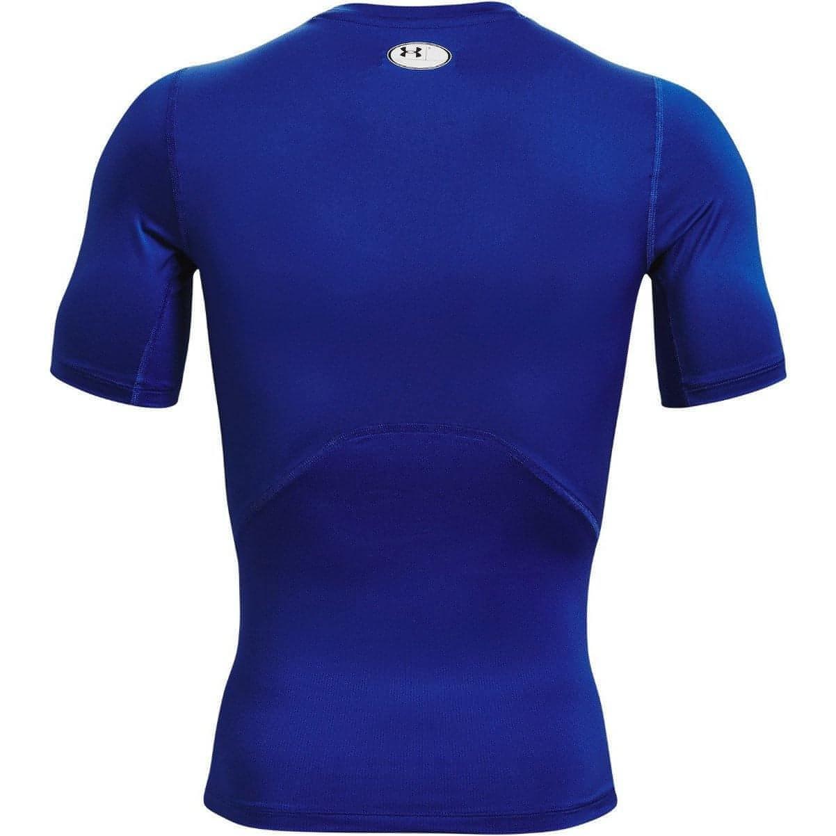 Under Armour HeatGear Armour Short Sleeve Mens Compression Top - Blue - Image 5