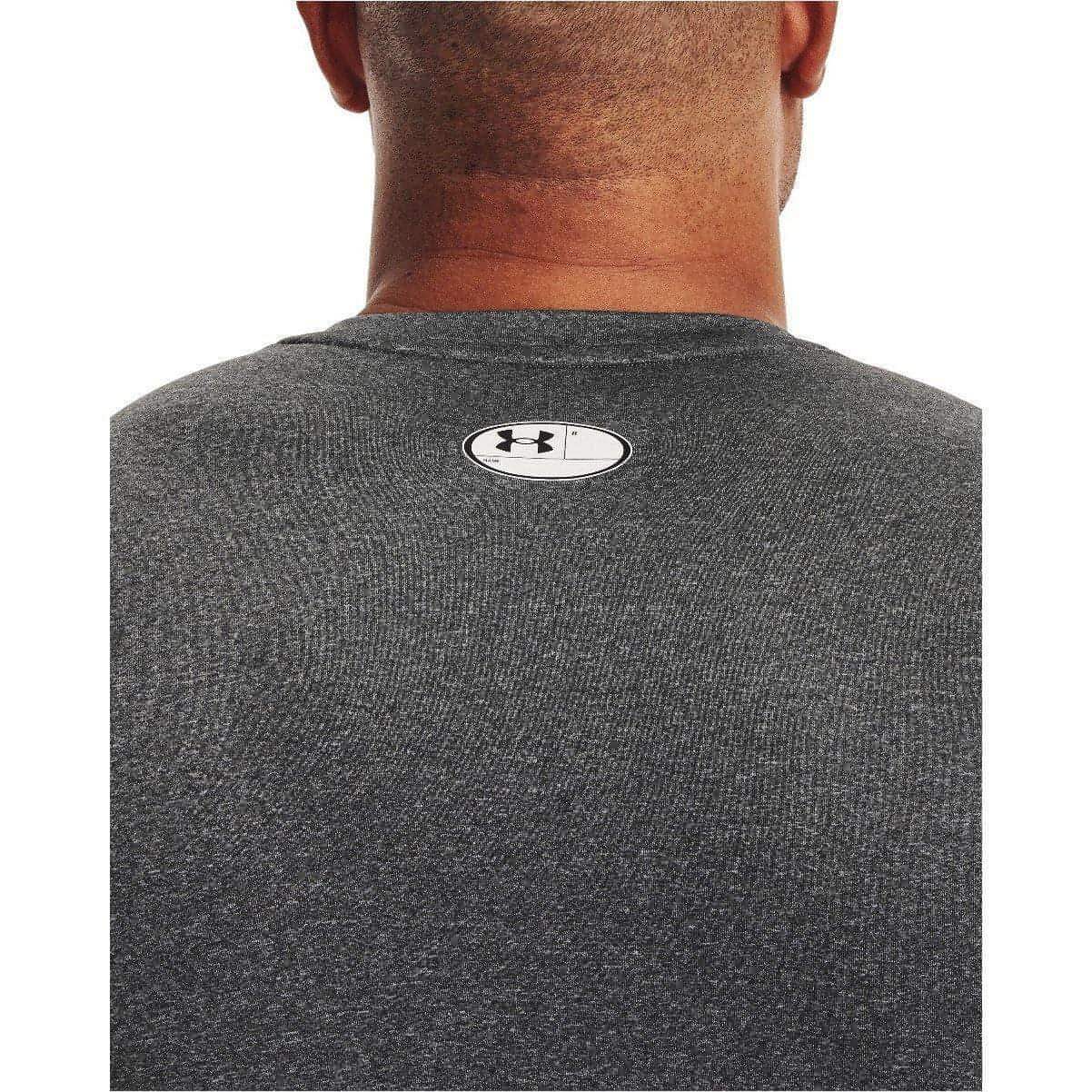 Under Armour HeatGear Armour Short Sleeve Mens Compression Top - Grey - Image 3