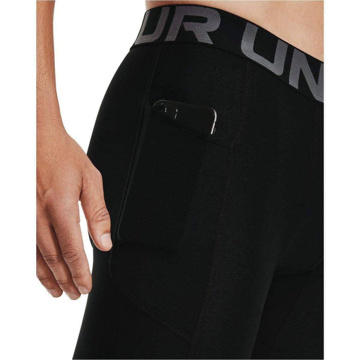 Under Armour HeatGear Mens Short Compression Tights - Black - Image 3