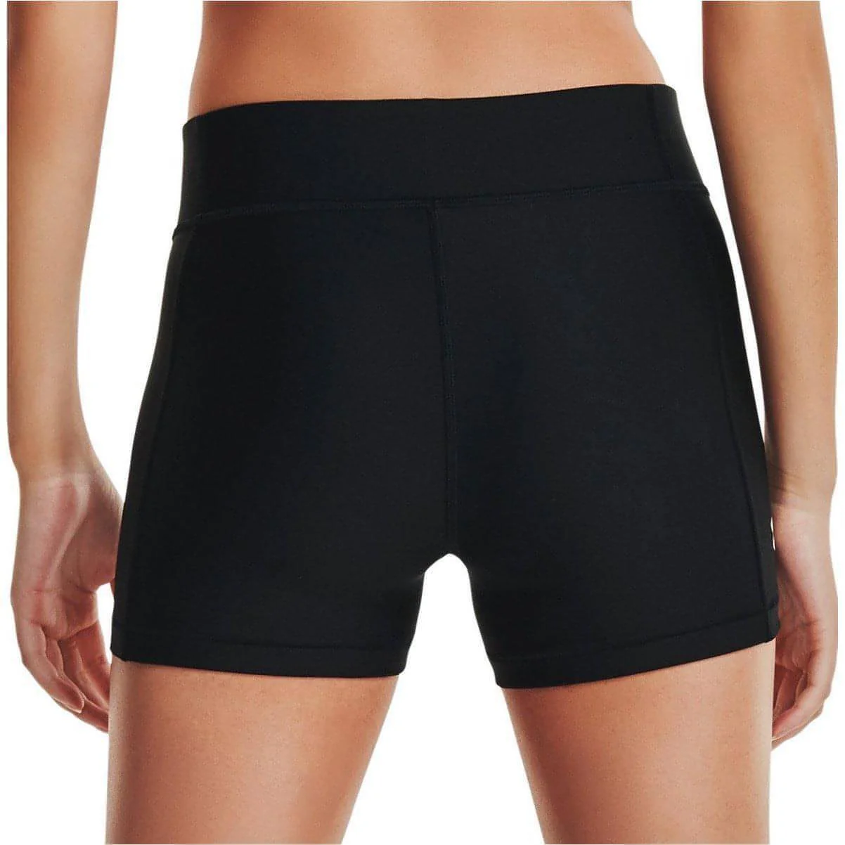Under Armour HeatGear Mid Rise Womens Short Training Tights - Black - Image 2