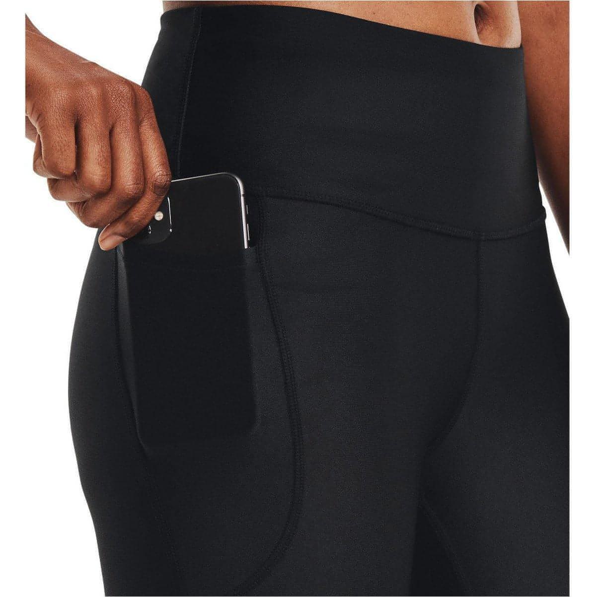 Under Armour Hi-Rise Womens 3/4 Capri Running Tights - Black - Image 3