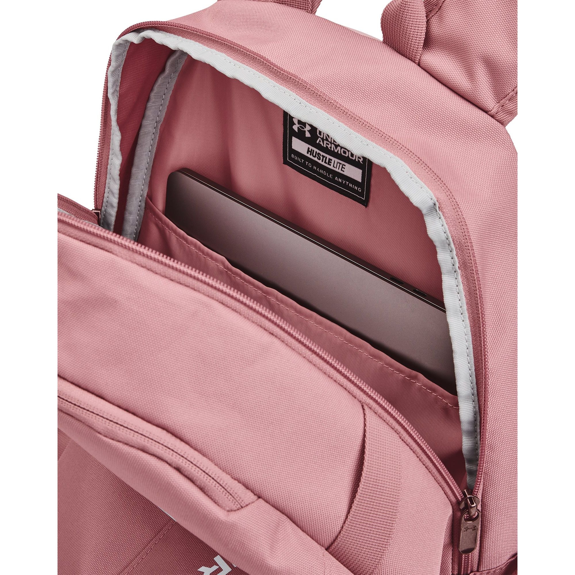 Under Armour Hustle Lite Backpack - Pink - Image 3