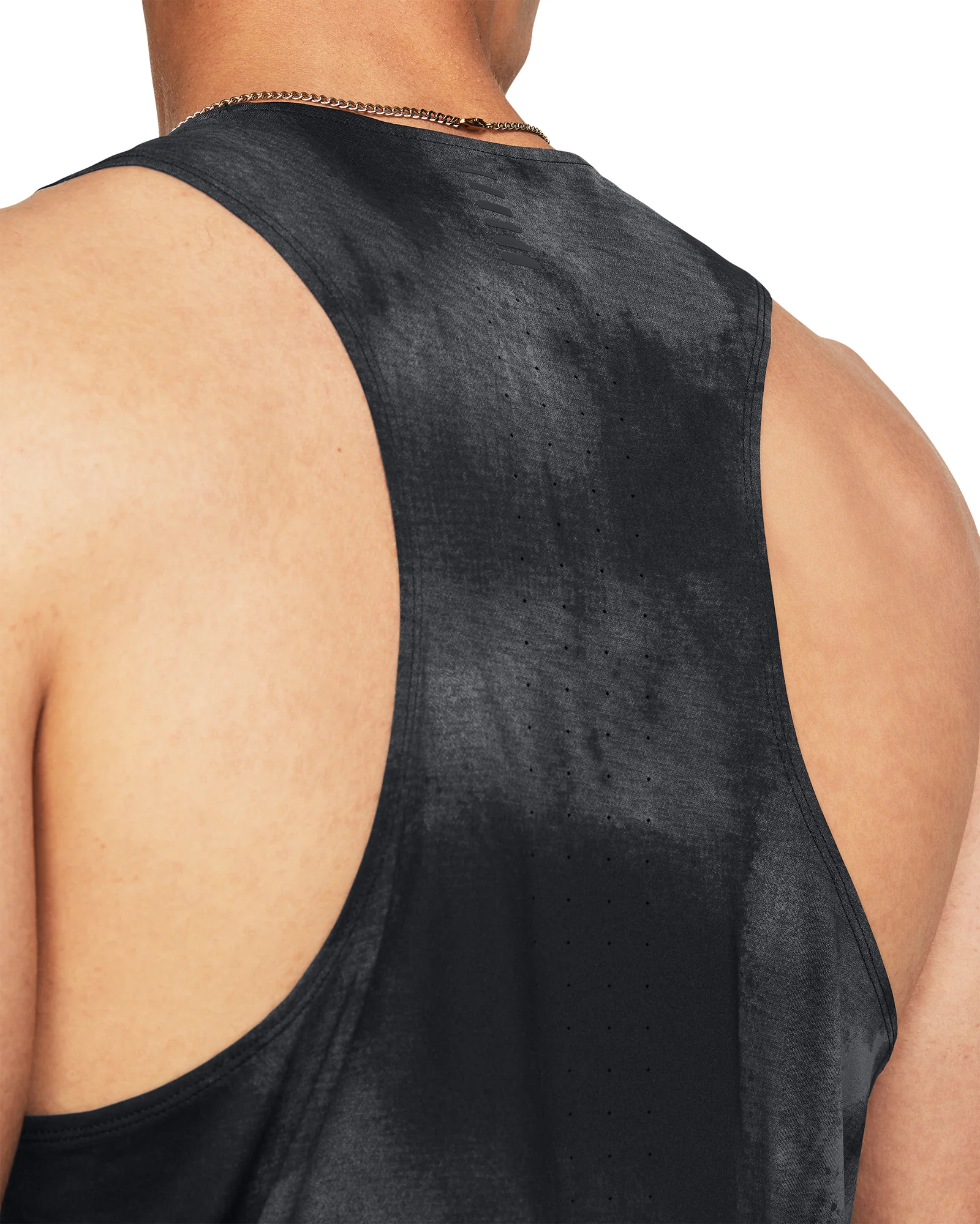 Under Armour Launch Elite Printed Mens Running Vest - Black - Image 3