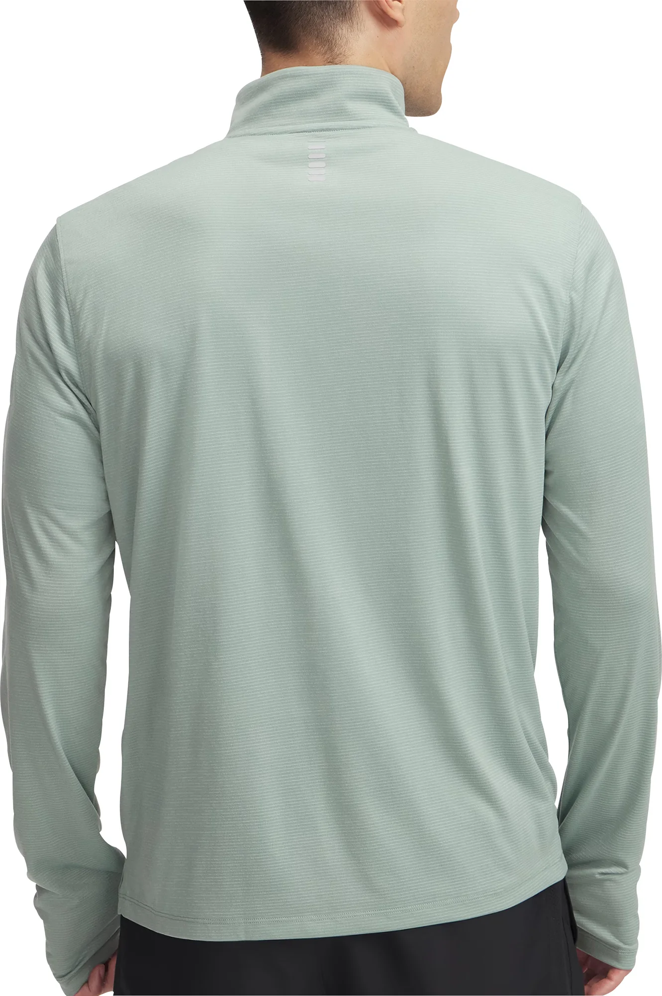 Under Armour Launch Half Zip Long Sleeve Mens Running Top - Green - Image 2