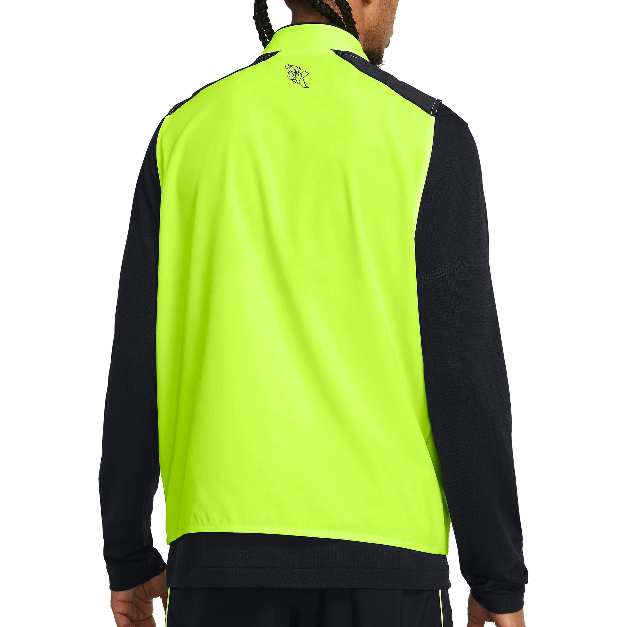 Under Armour Launch Mens Running Gilet - Yellow - Image 2
