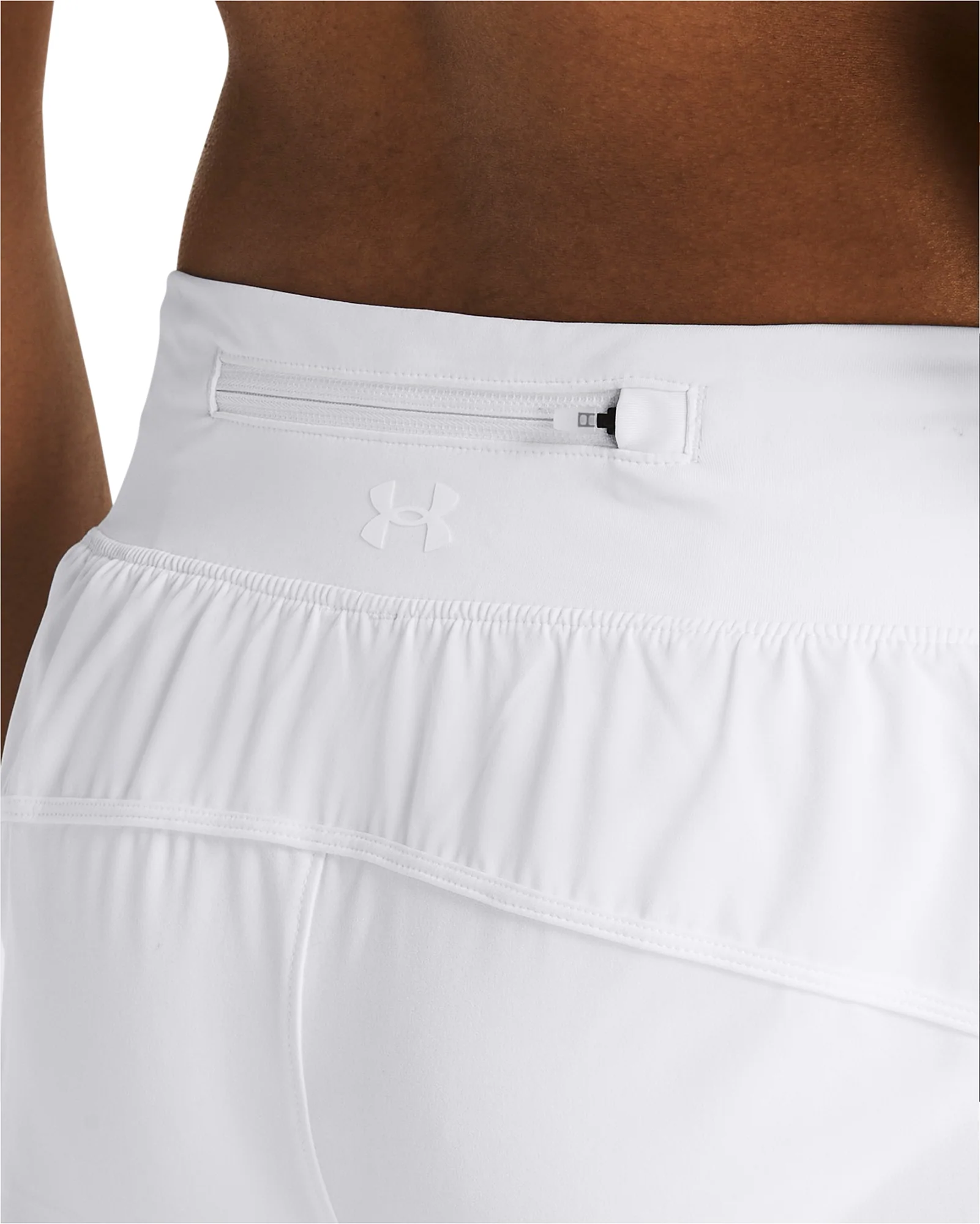 Under Armour Launch Pro 2 Inch Womens Running Shorts - White - Image 4