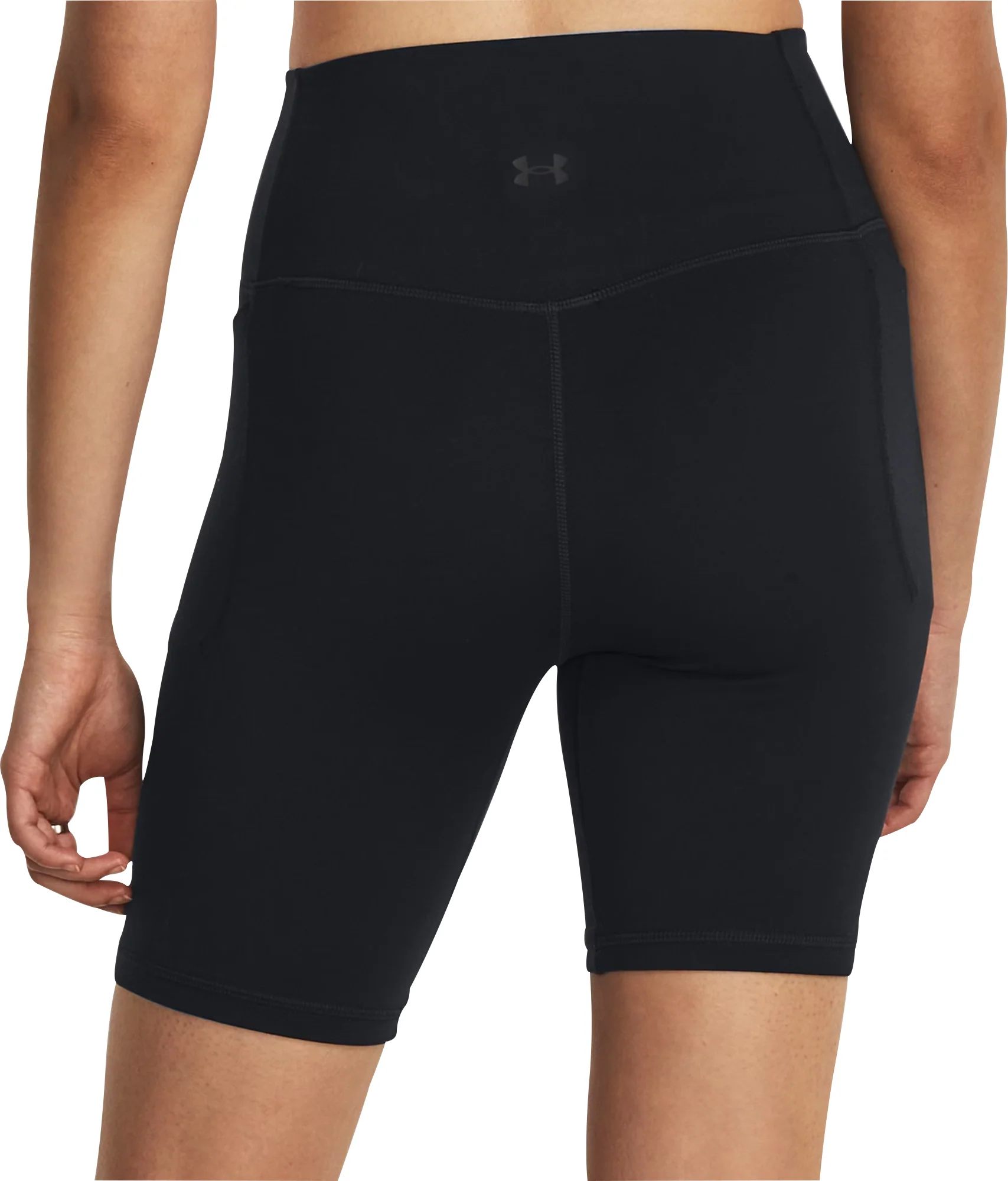 Under Armour Meridian 7 Inch Womens Short Running Tights - Black - Image 2