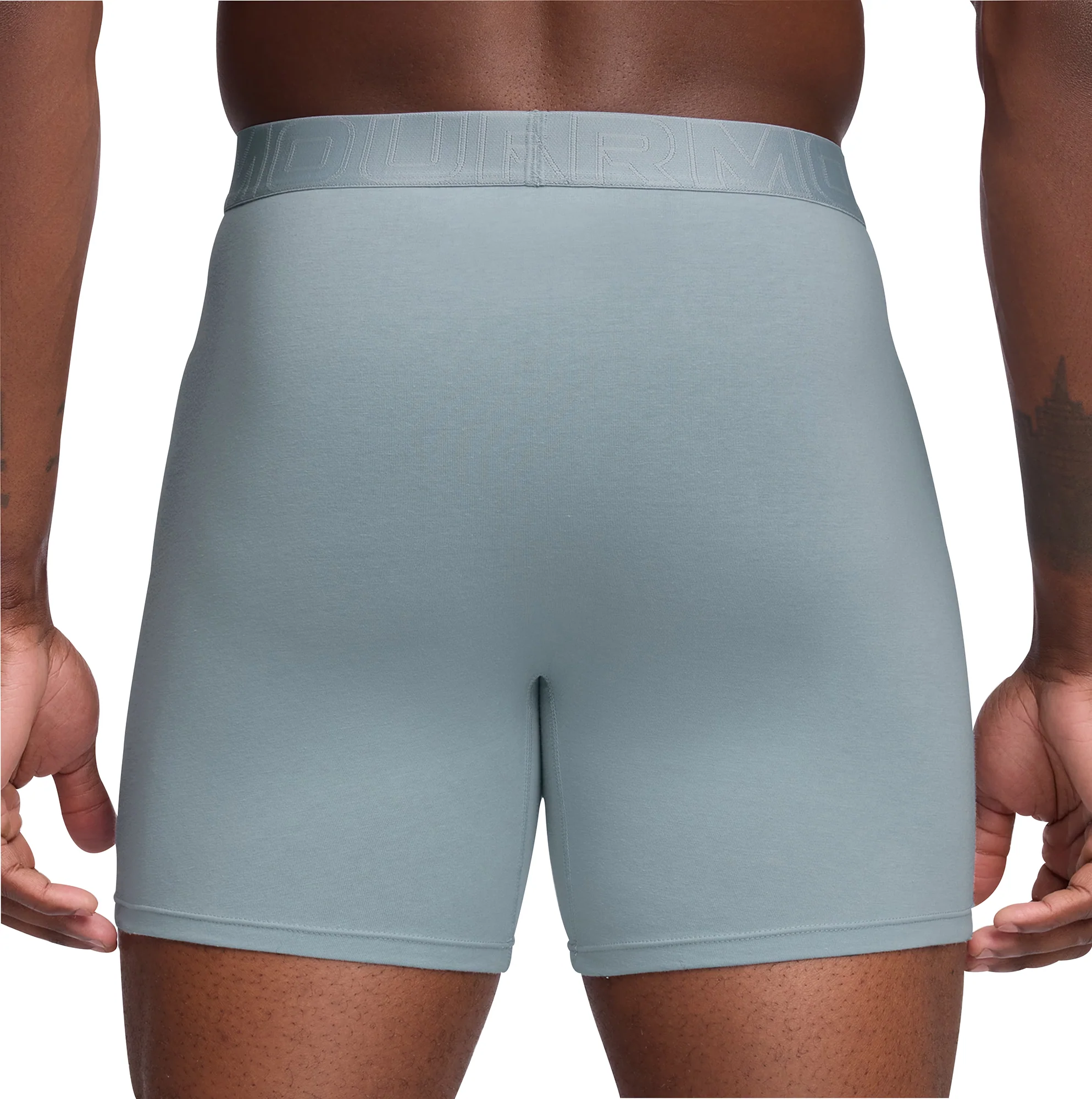Under Armour Performance 6 Inch (3 Pack) Mens Boxer Jock - Blue - Image 2