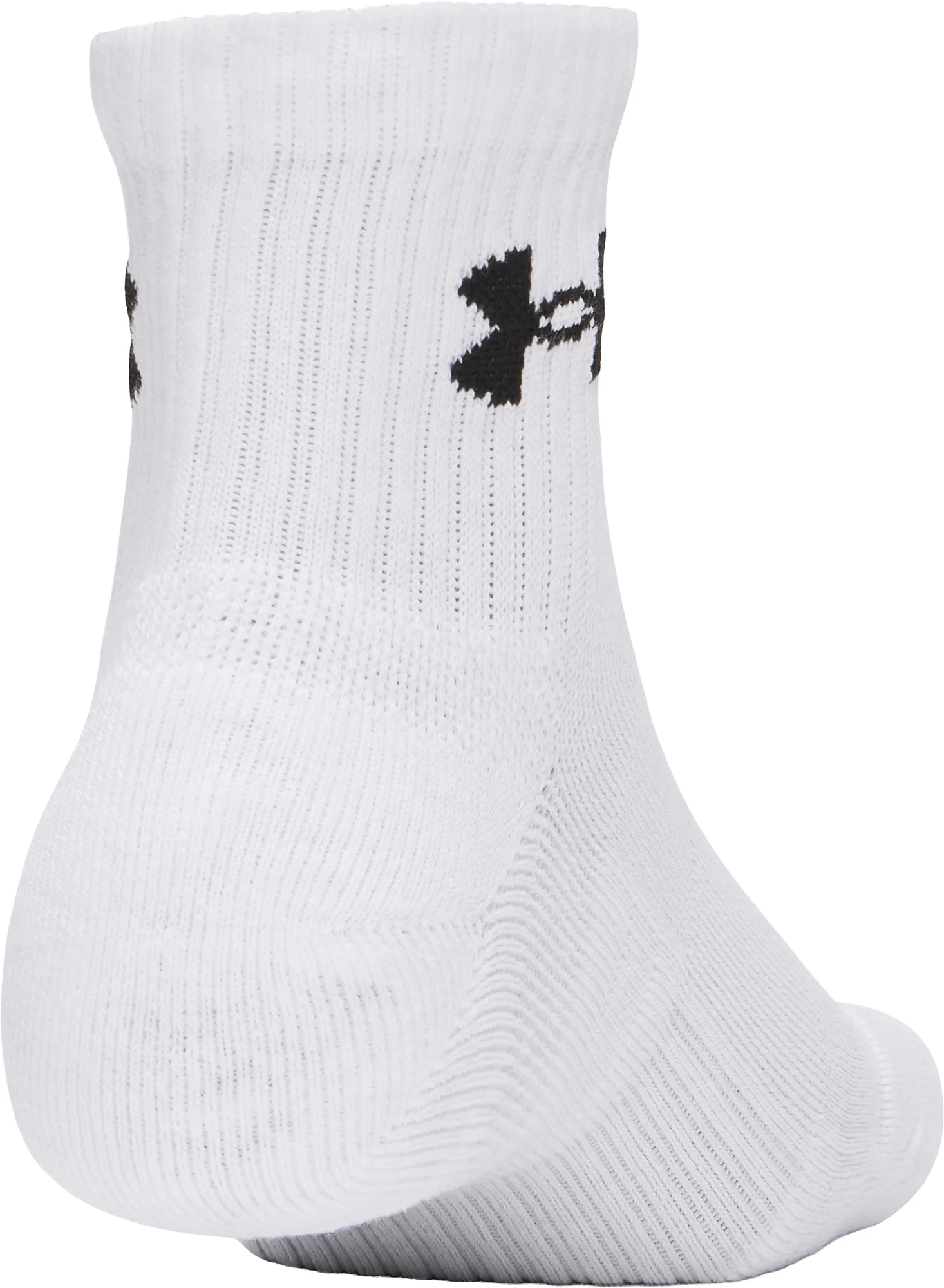 Under Armour Performance Cotton (3 Pack) Quarter Socks - White - Image 3