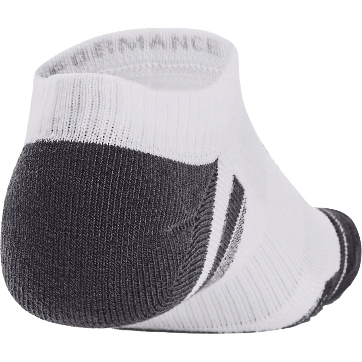 Under Armour Performance Tech (3 Pack) No Show Socks - White - Image 3