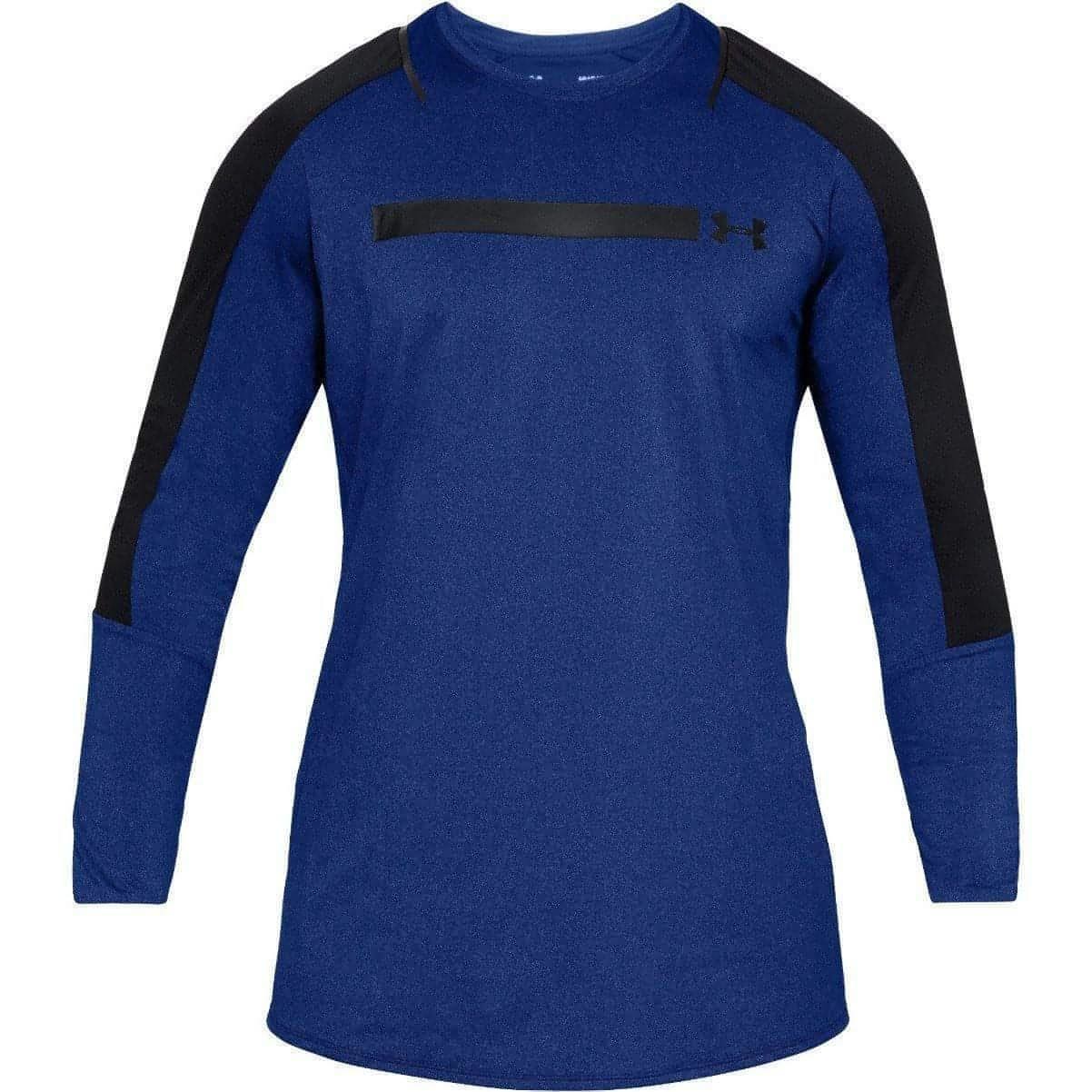Under Armour Perpetual Fitted Long Sleeve Mens Training Top - Blue - Image 4
