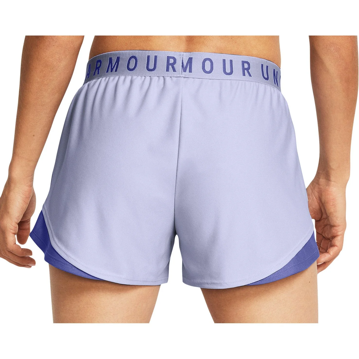 Under Armour Play Up 3.0 Womens Running Shorts - Blue - Image 2