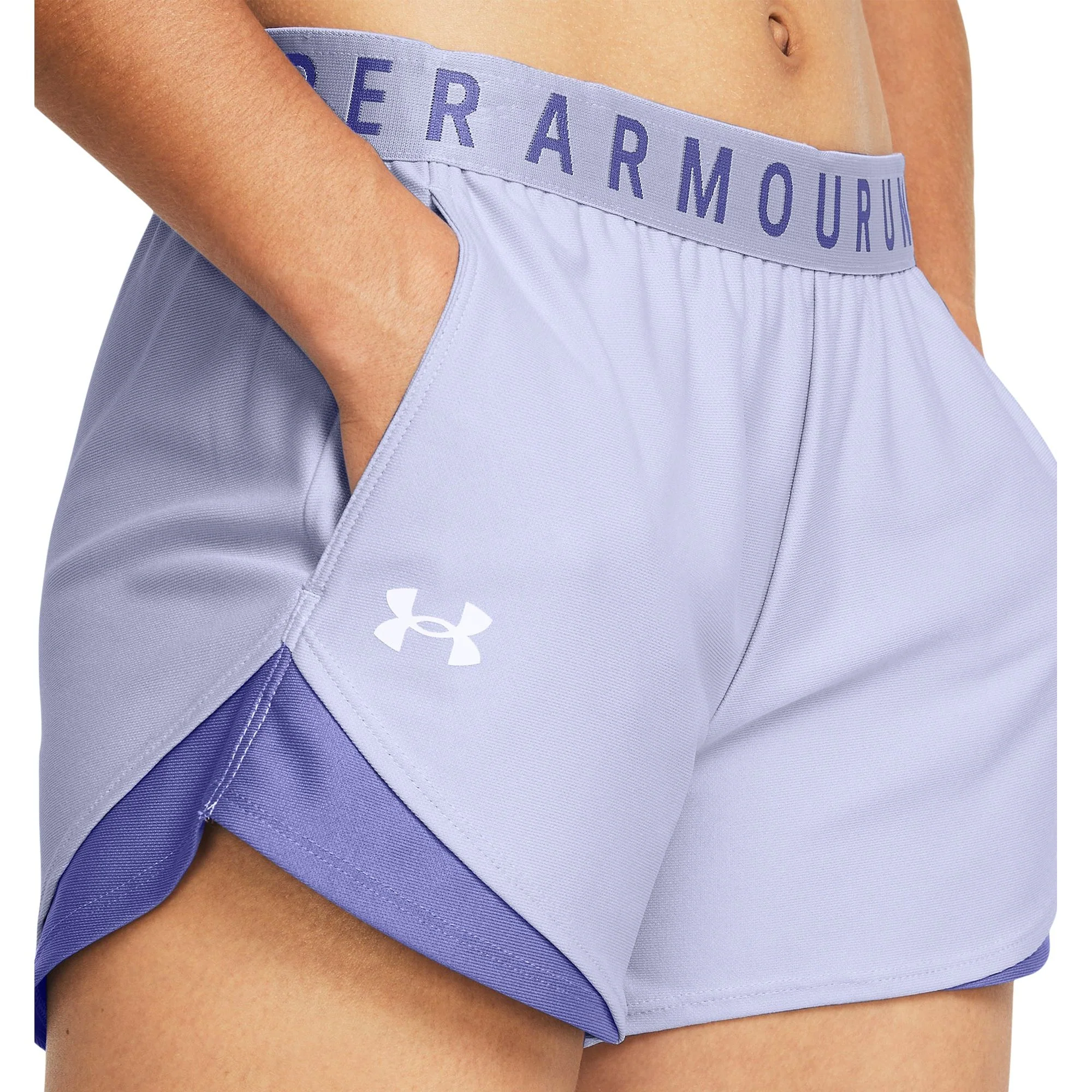 Under Armour Play Up 3.0 Womens Running Shorts - Blue - Image 3