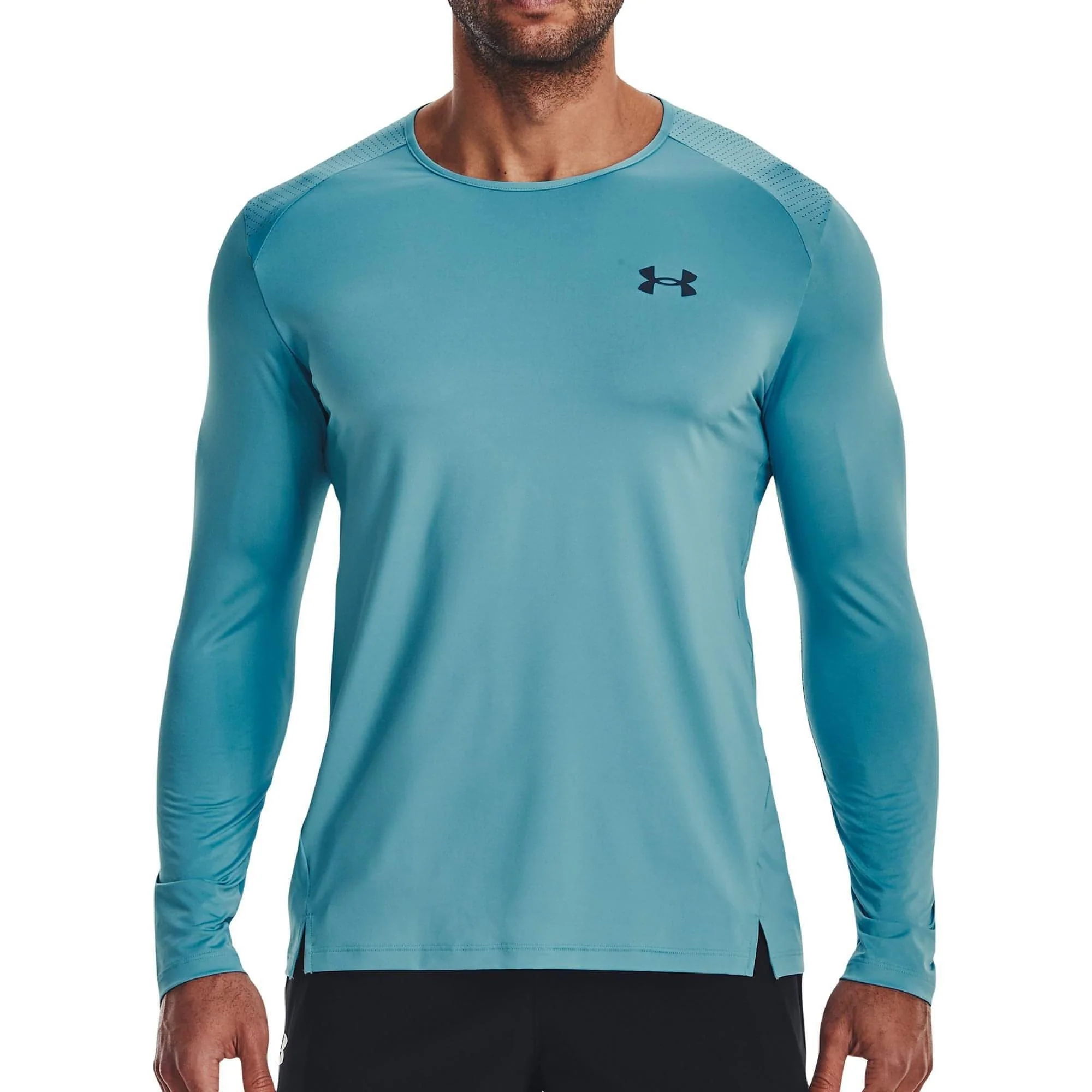 Under Armour Print Long Sleeve Mens Training Top - Blue