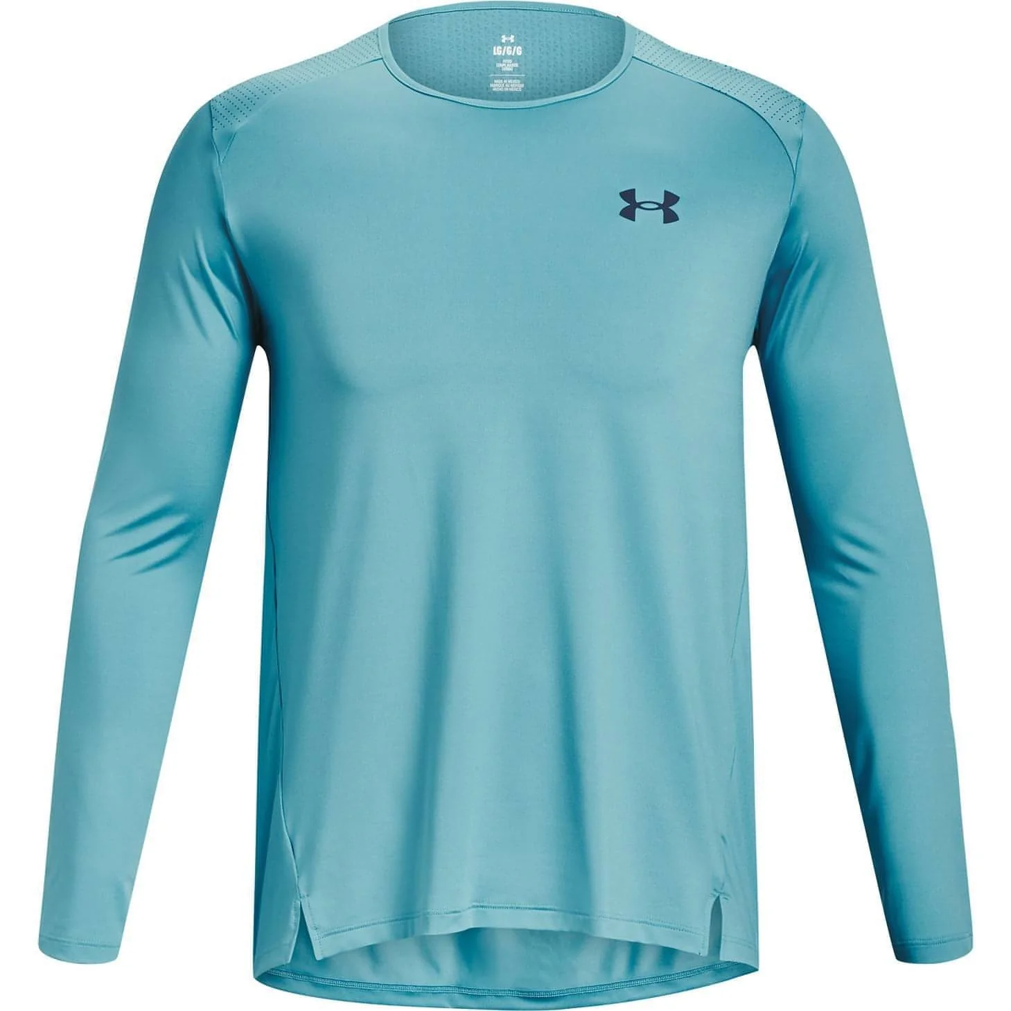 Under Armour Print Long Sleeve Mens Training Top - Blue - Image 4