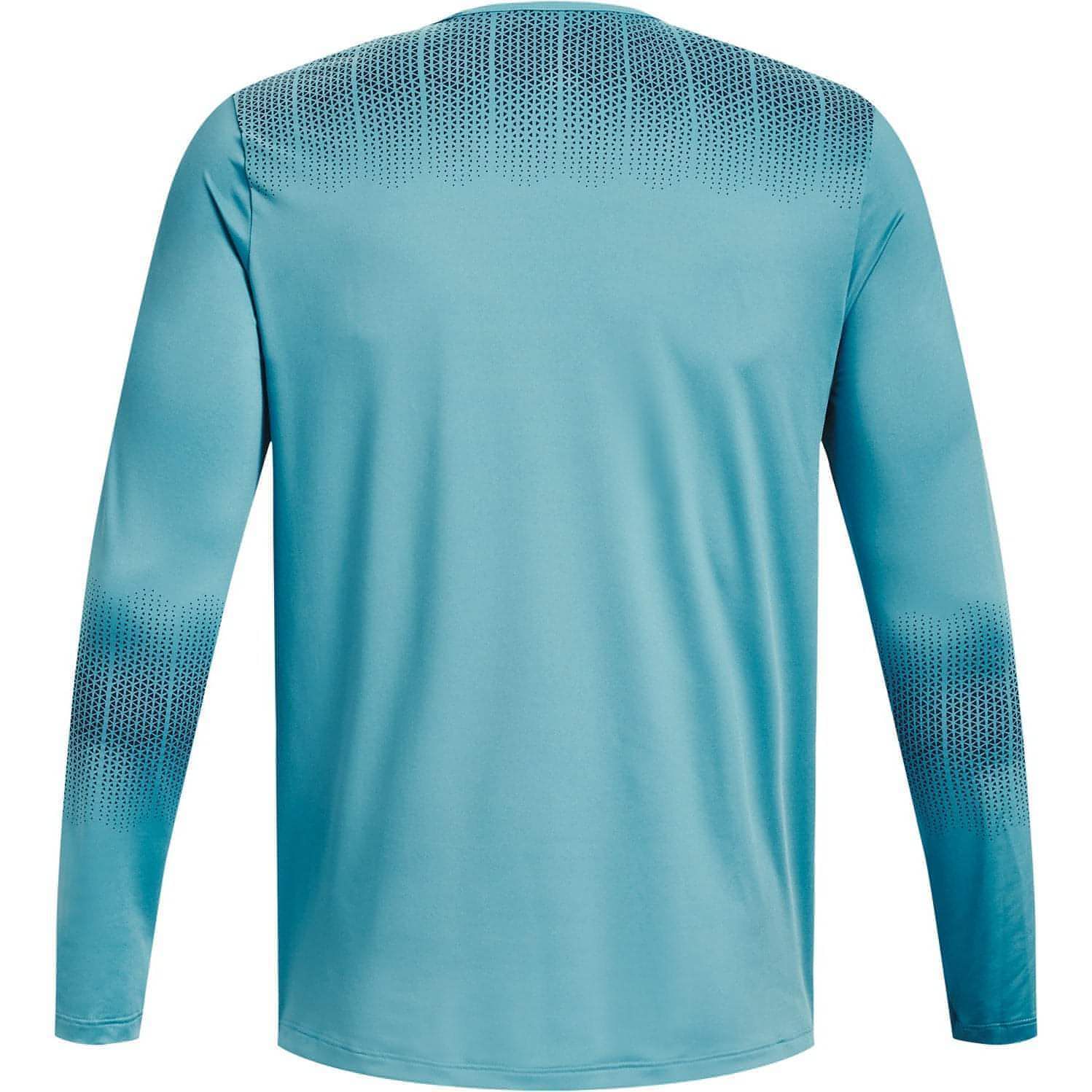 Under Armour Print Long Sleeve Mens Training Top - Blue - Image 5