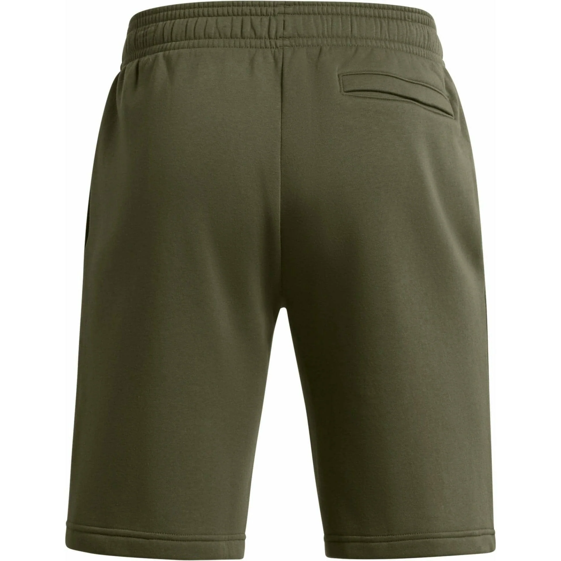 Under Armour Rival Fleece Camo Script Mens Training Shorts - Green - Image 4