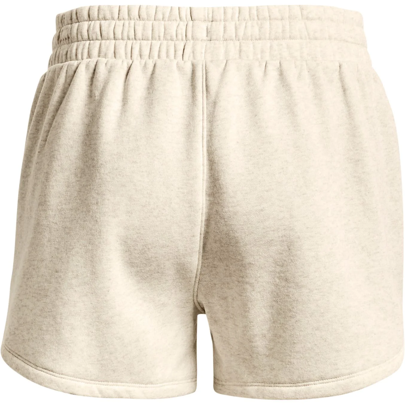 Under Armour Rival Fleece Womens Training Shorts - Beige - Image 5
