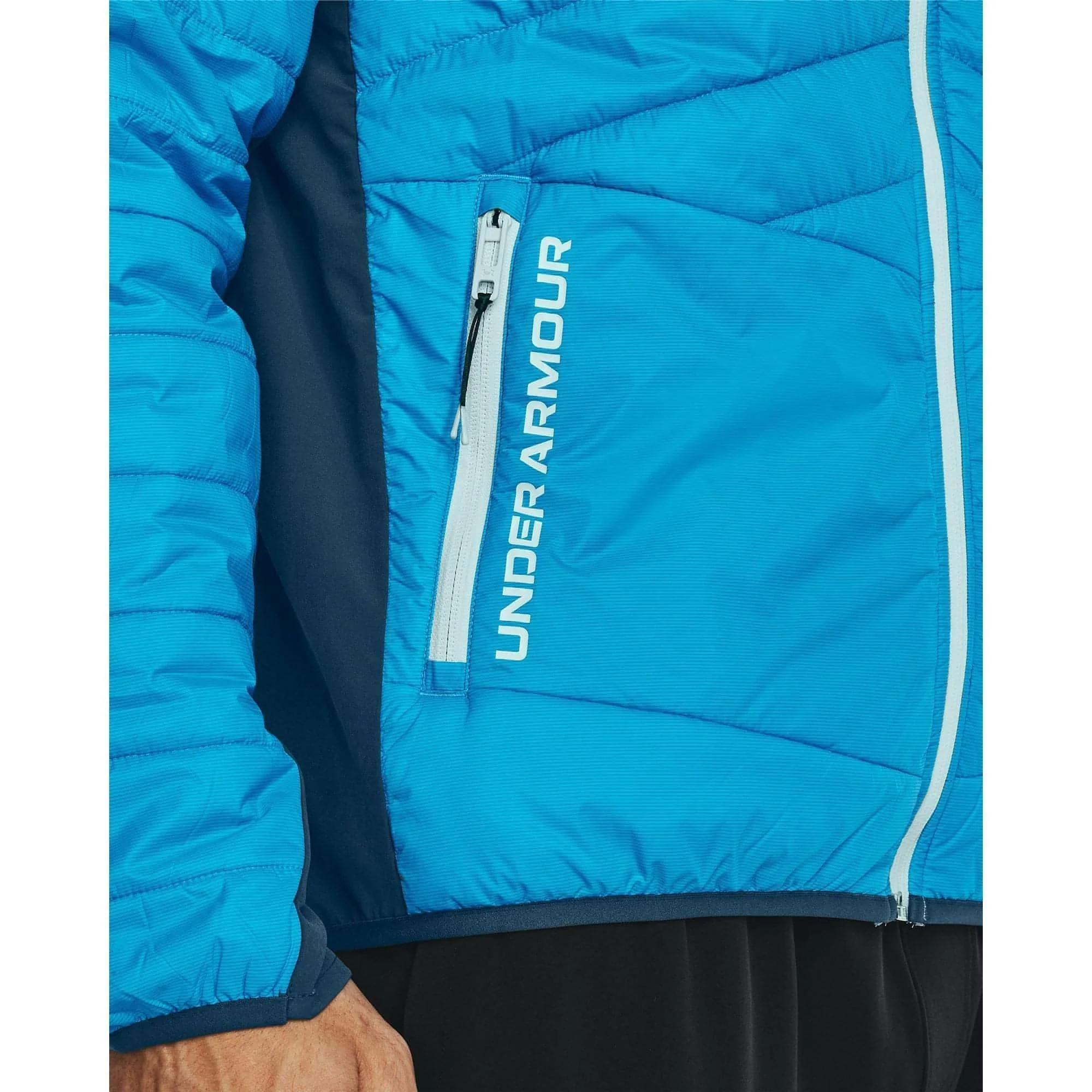 Under Armour Storm ColdGear Reactor Active Mens Hybrid Jacket - Blue - Image 3