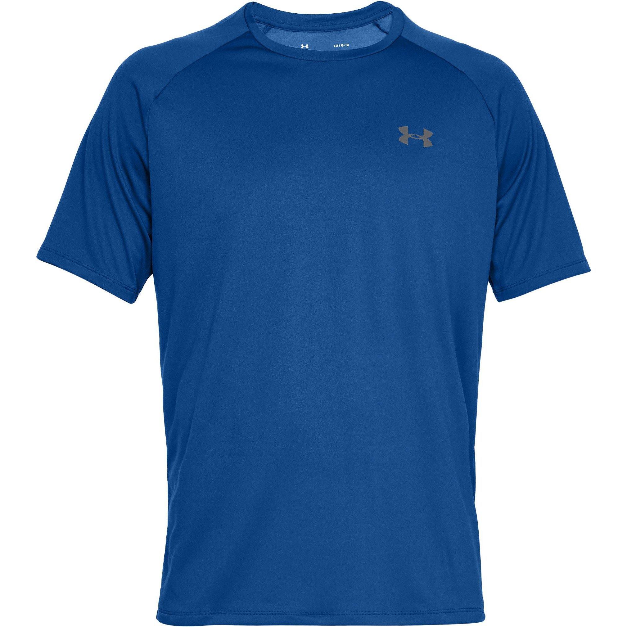 Under Armour Tech 2.0 Short Sleeve Mens Training Top - Blue - Image 2