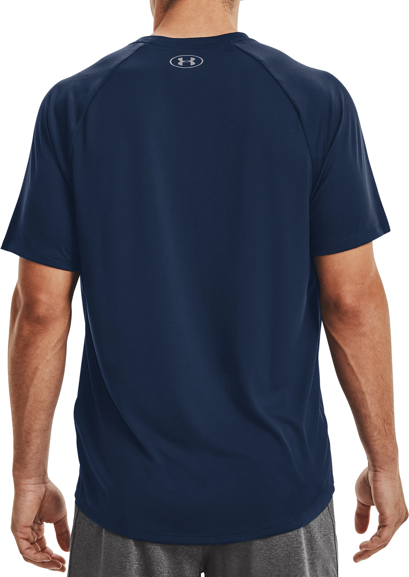Under Armour Tech 2.0 Short Sleeve Mens Training Top - Navy - Image 2