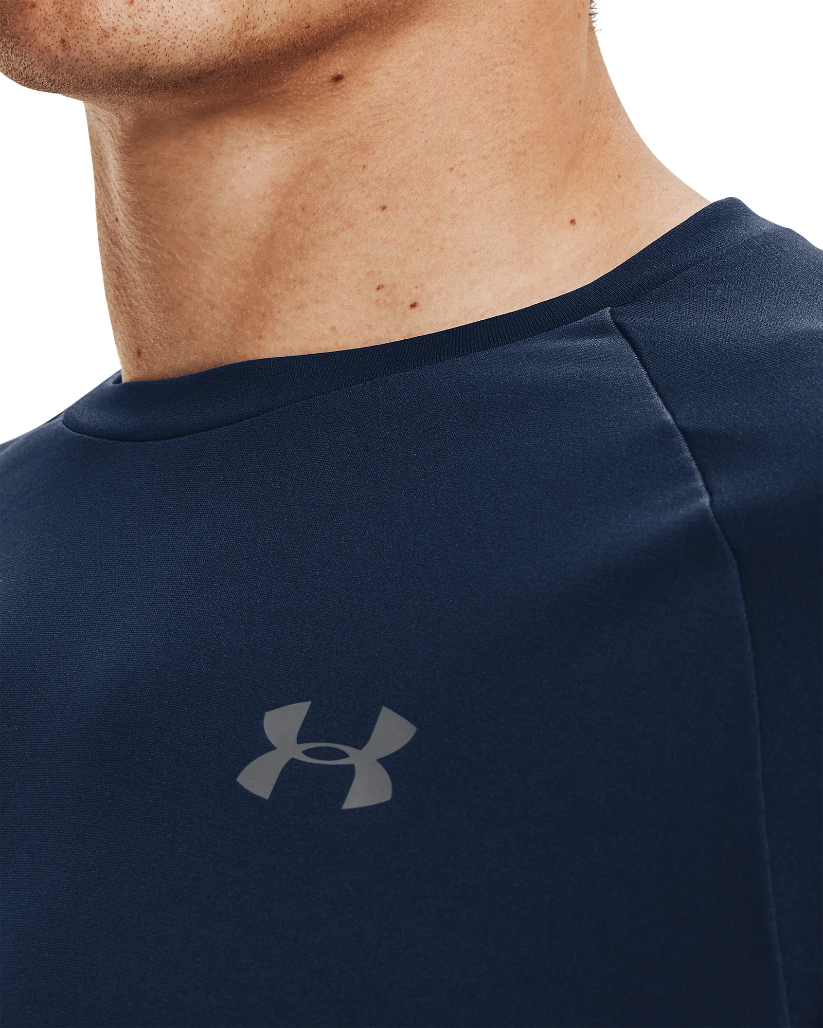 Under Armour Tech 2.0 Short Sleeve Mens Training Top - Navy - Image 3