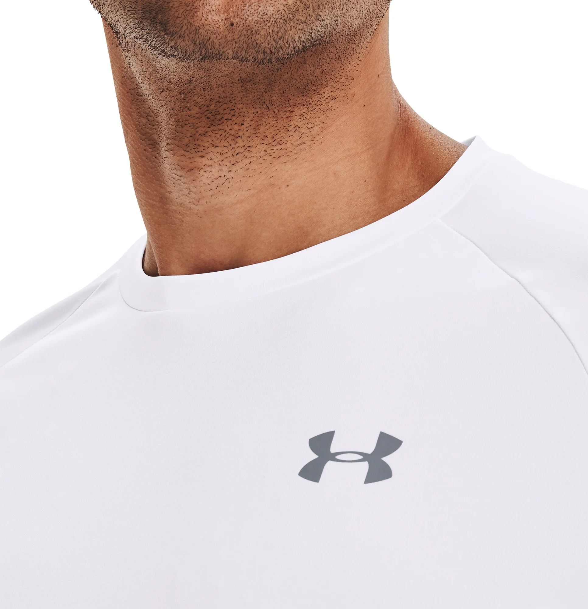Under Armour Tech 2.0 Short Sleeve Mens Training Top - White - Image 3