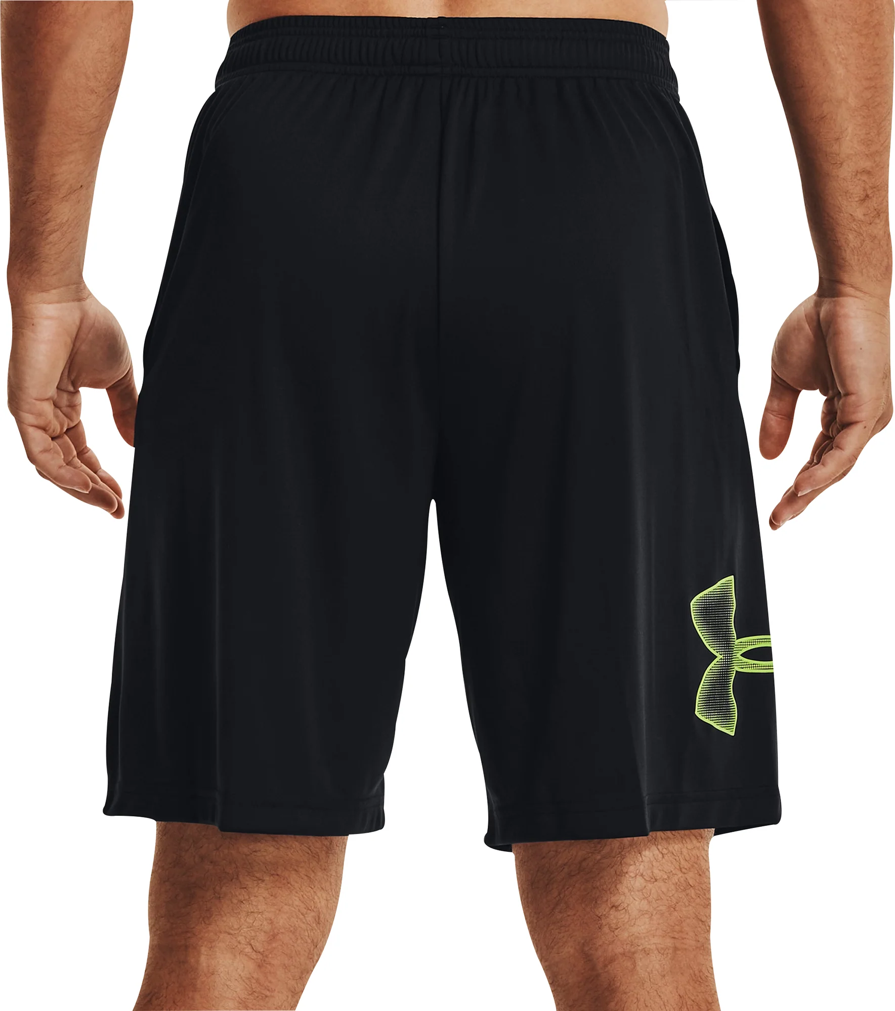 Under Armour Tech Graphic Mens Training Shorts - Black - Image 2