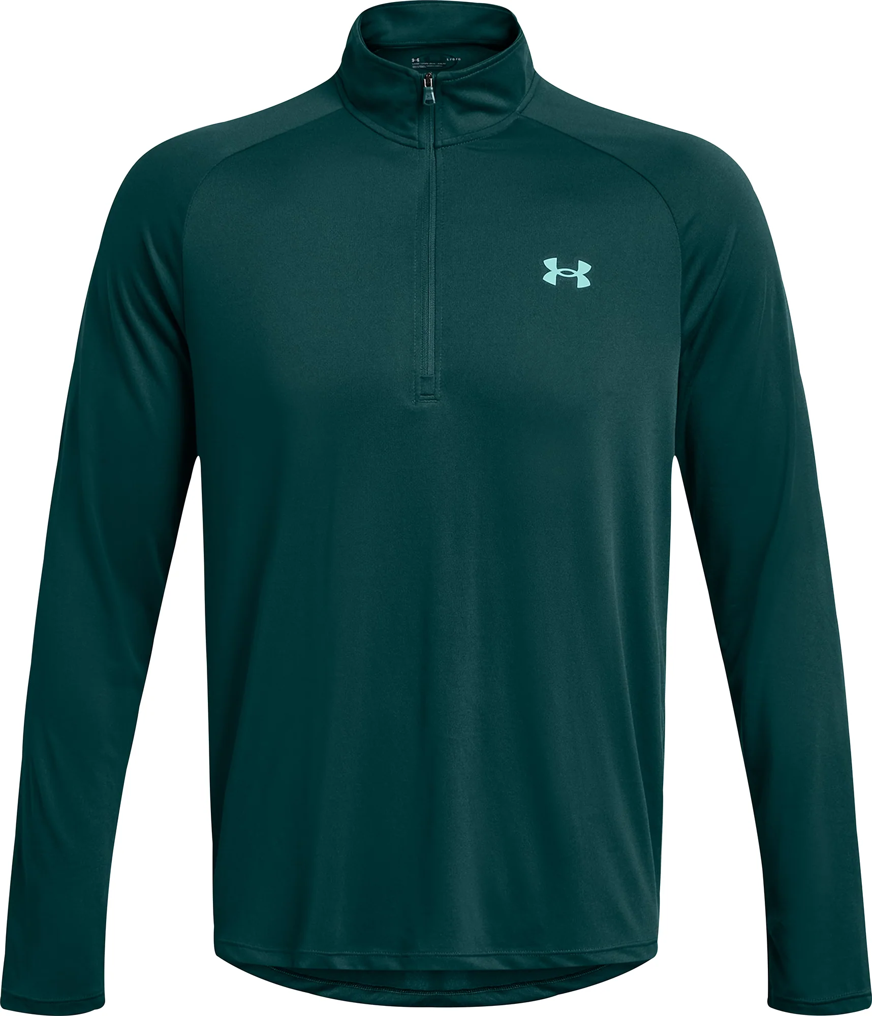 Under Armour Tech Half Zip Long Sleeve Mens Training Top - Green - Image 3