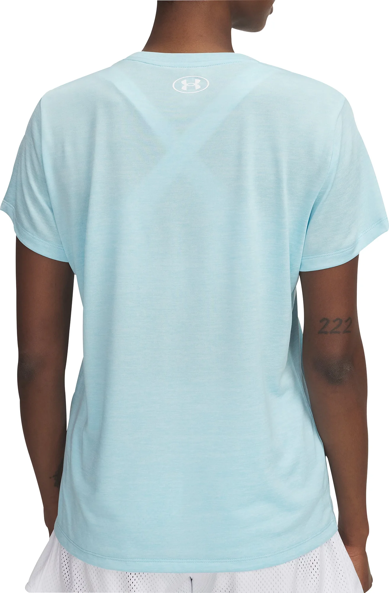 Under Armour Tech Twist Short Sleeve Womens Running Top - Blue - Image 2