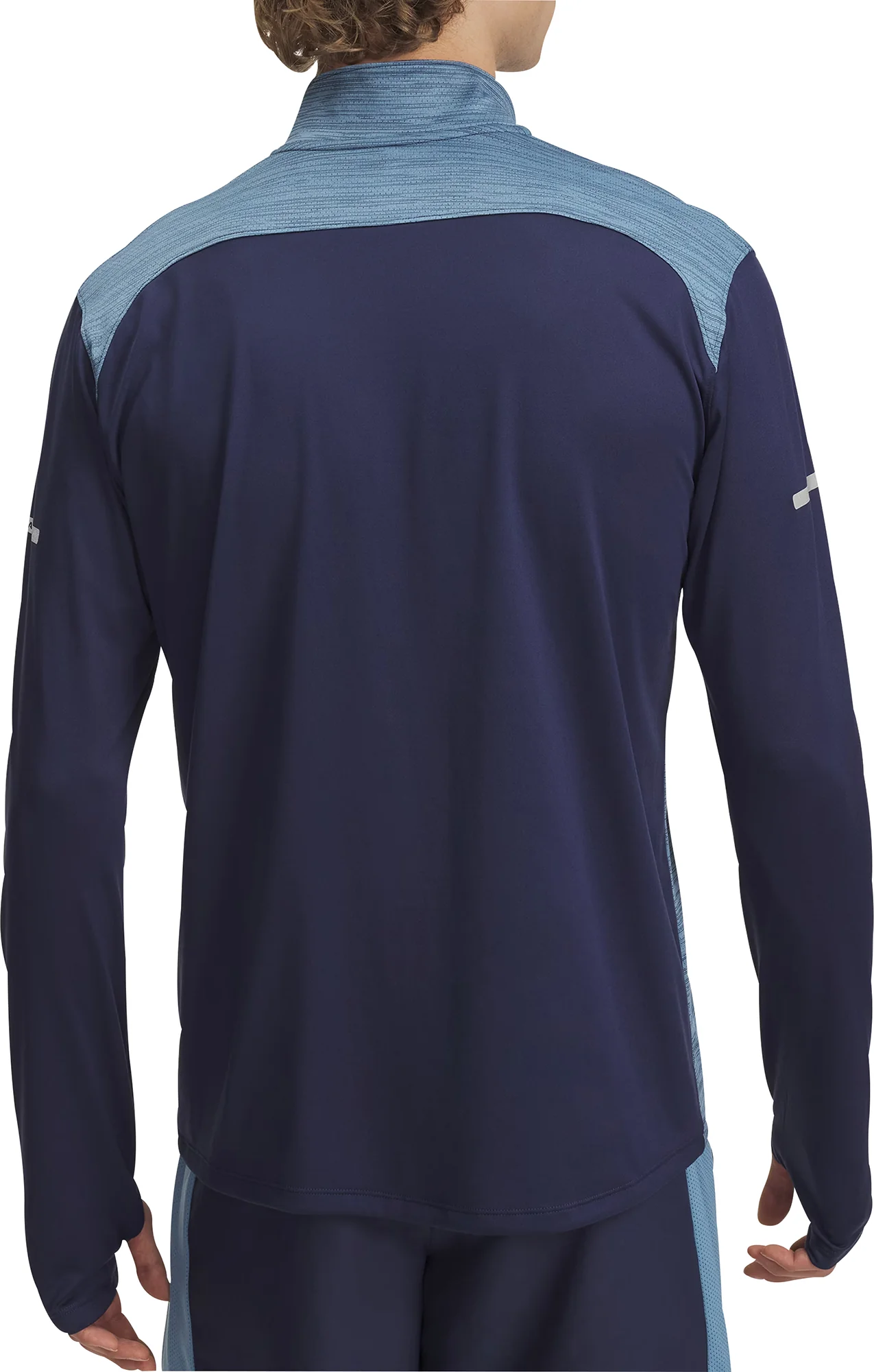 Under Armour Tech Utility Half Zip Long Sleeve Mens Running Top - Blue - Image 2