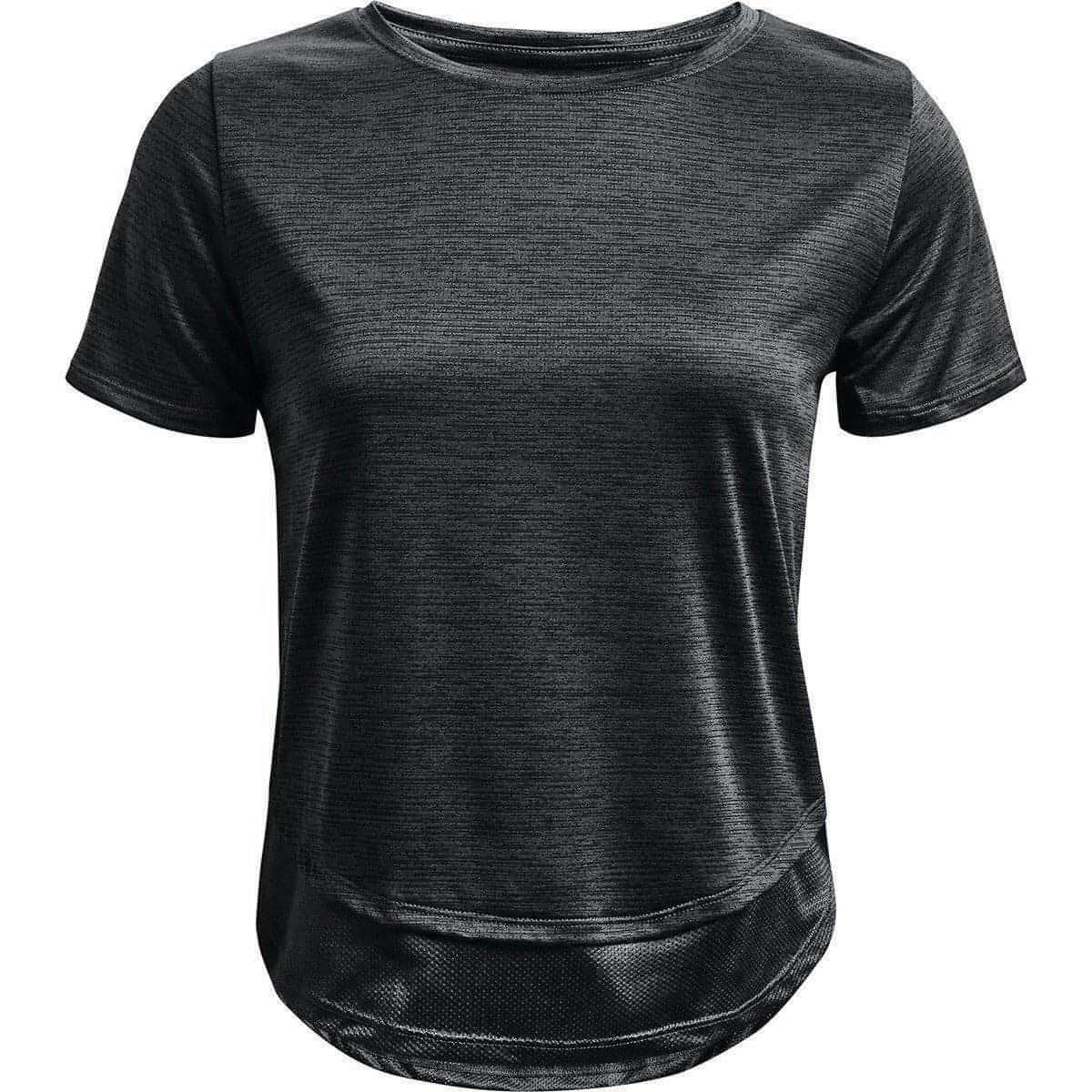 Under Armour Tech Vent Short Sleeve Womens Training Top - Black - Image 4