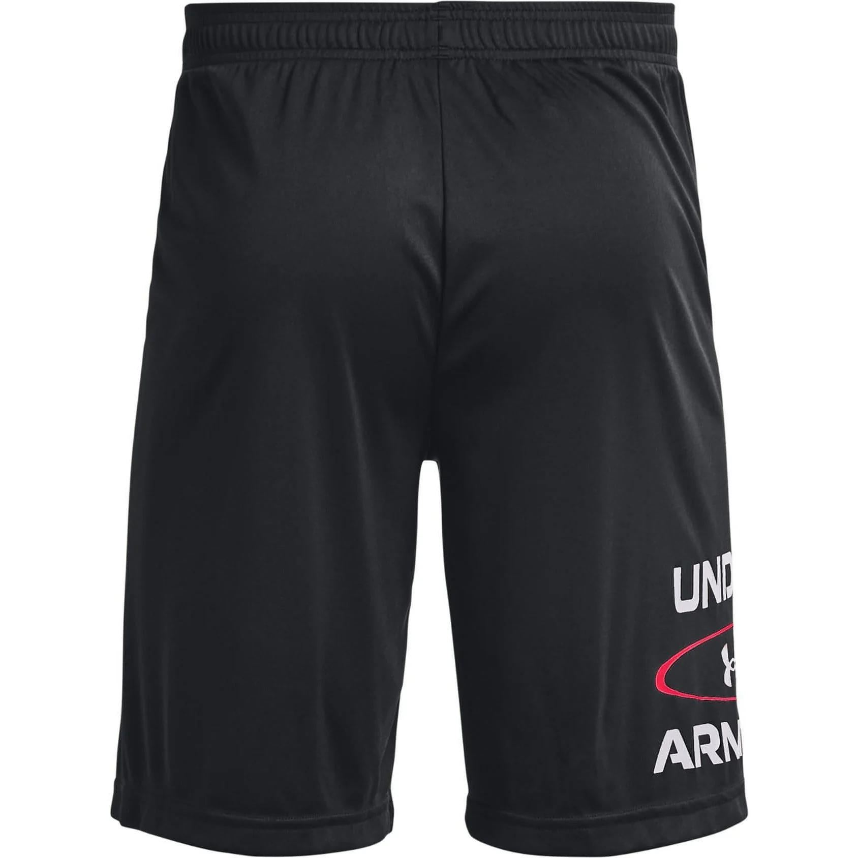 Under Armour Tech Wordmark Graphic Mens Training Shorts - Black - Image 5