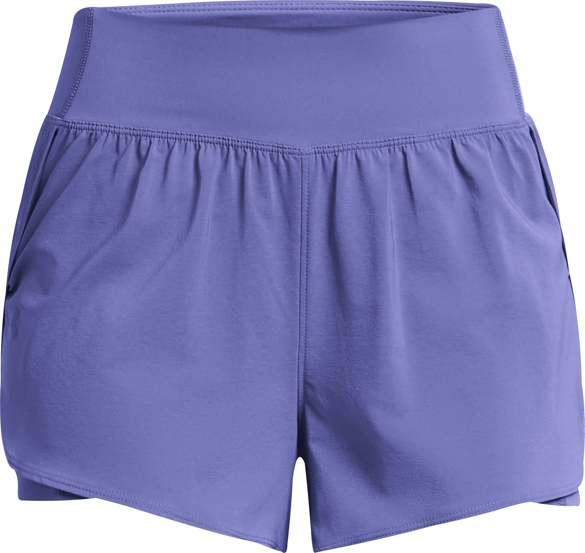 Under Armour Vanish 2 In 1 Womens Running Shorts - Purple - Image 4