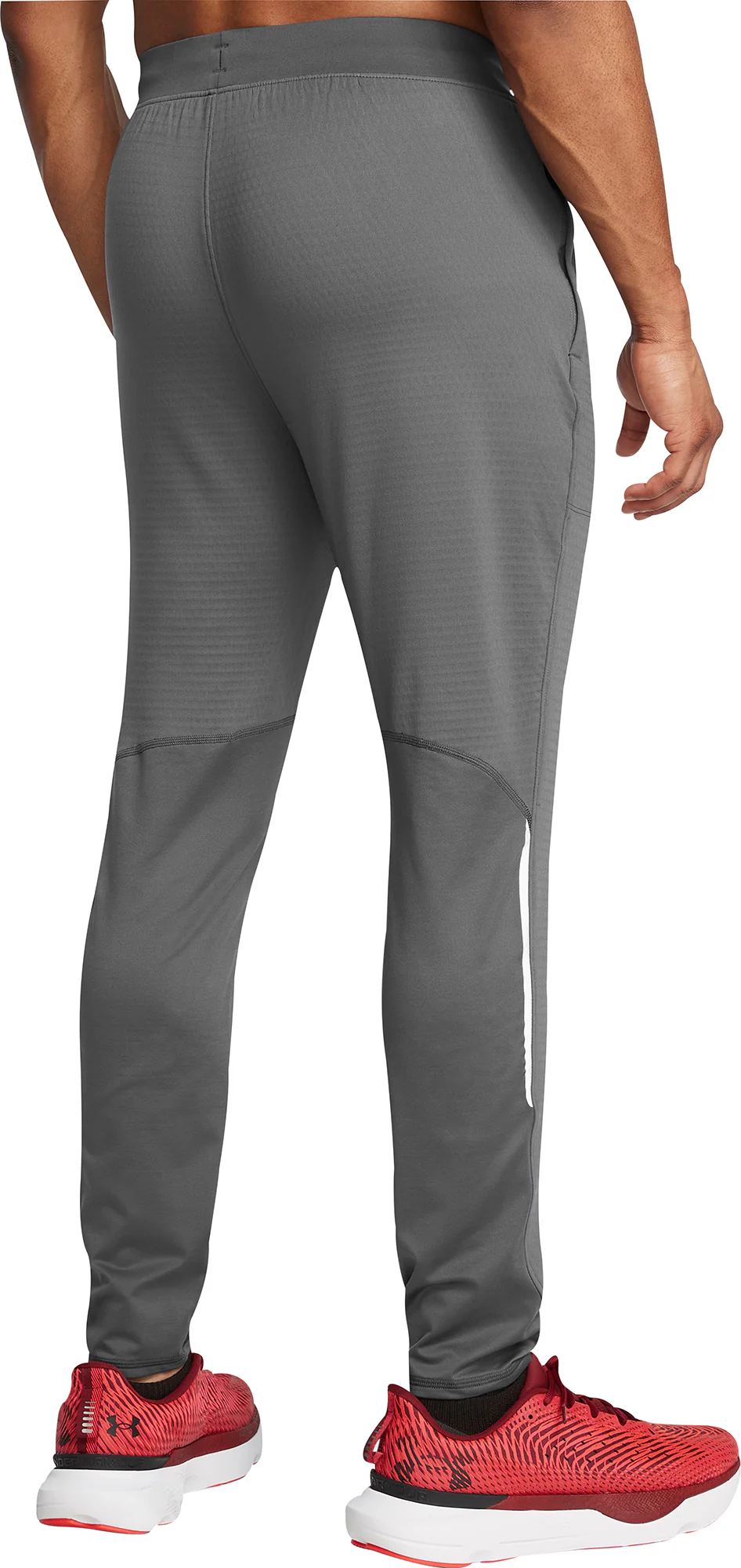 Under Armour Vanish Cold Weather Mens Running Track Pants - Grey - Image 2