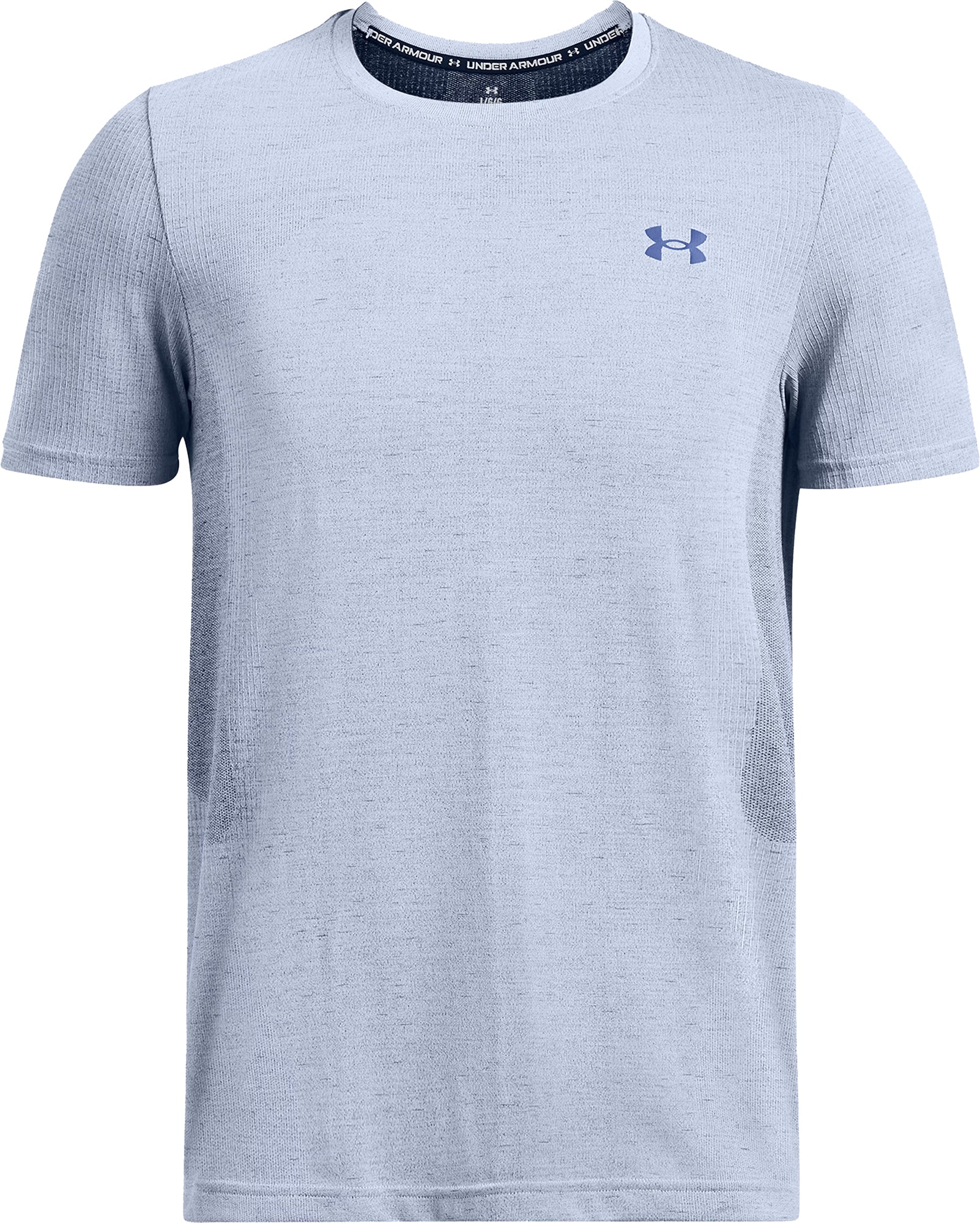 Under Armour Vanish Seamless Short Sleeve Mens Training Top - Blue - Image 3