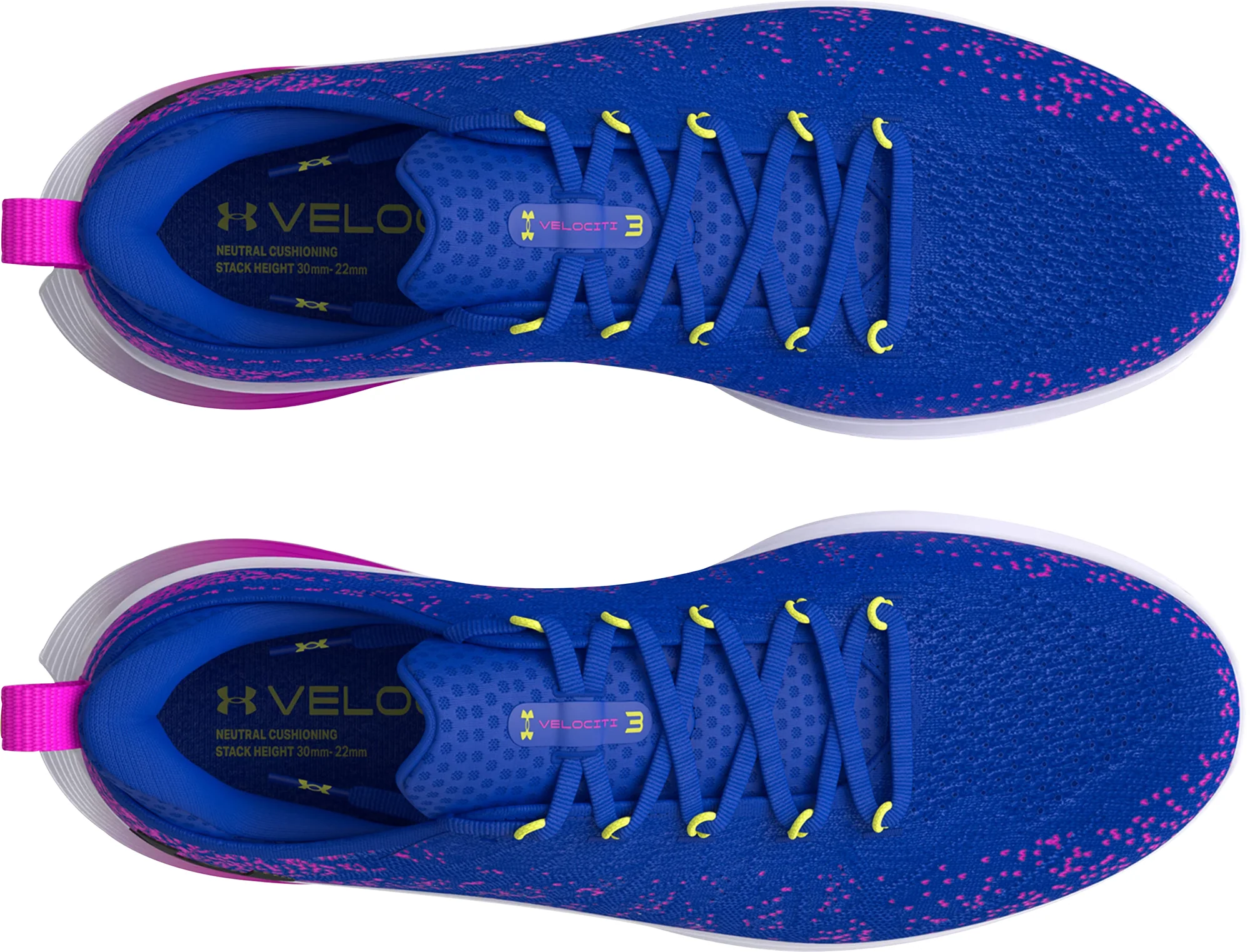 Under Armour Velociti 3 Mens Running Shoes - Blue - Image 4