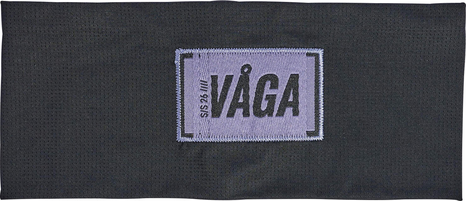 Vaga Lightweight Mesh Running Headband - Black - Image 2