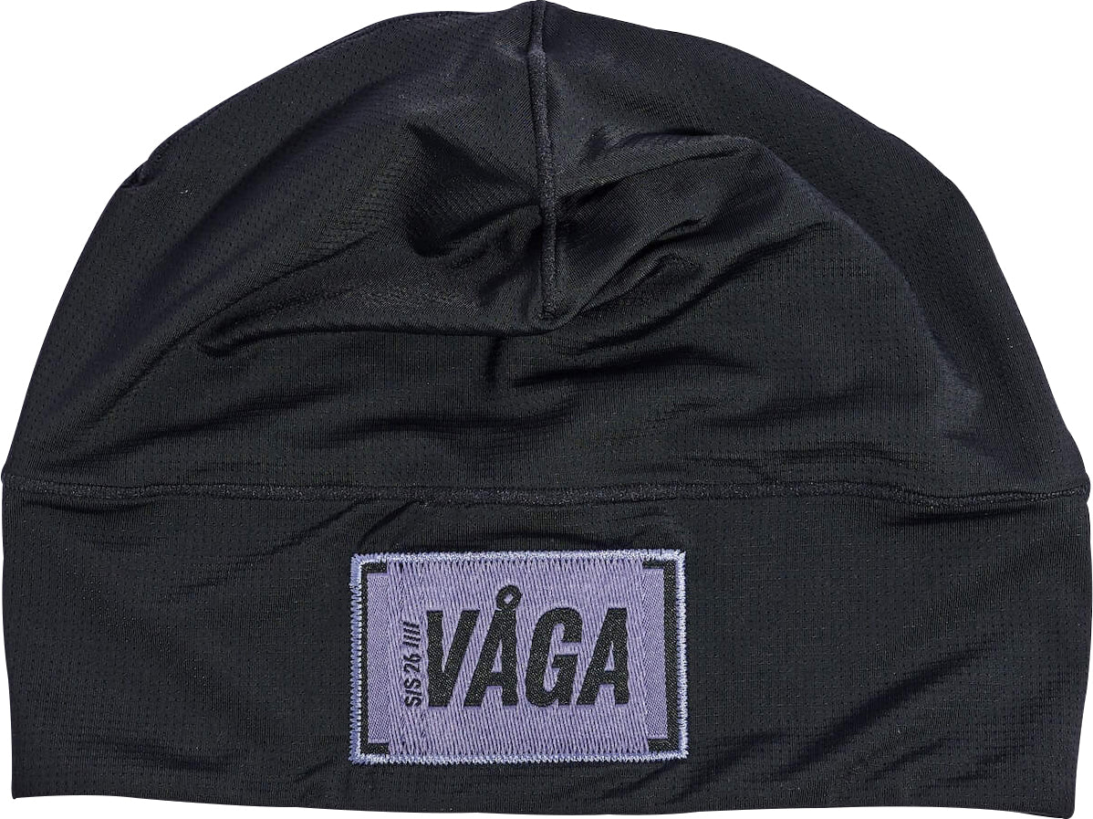 Vaga Lightweight Mesh Skull Running Beanie - Black - Image 2