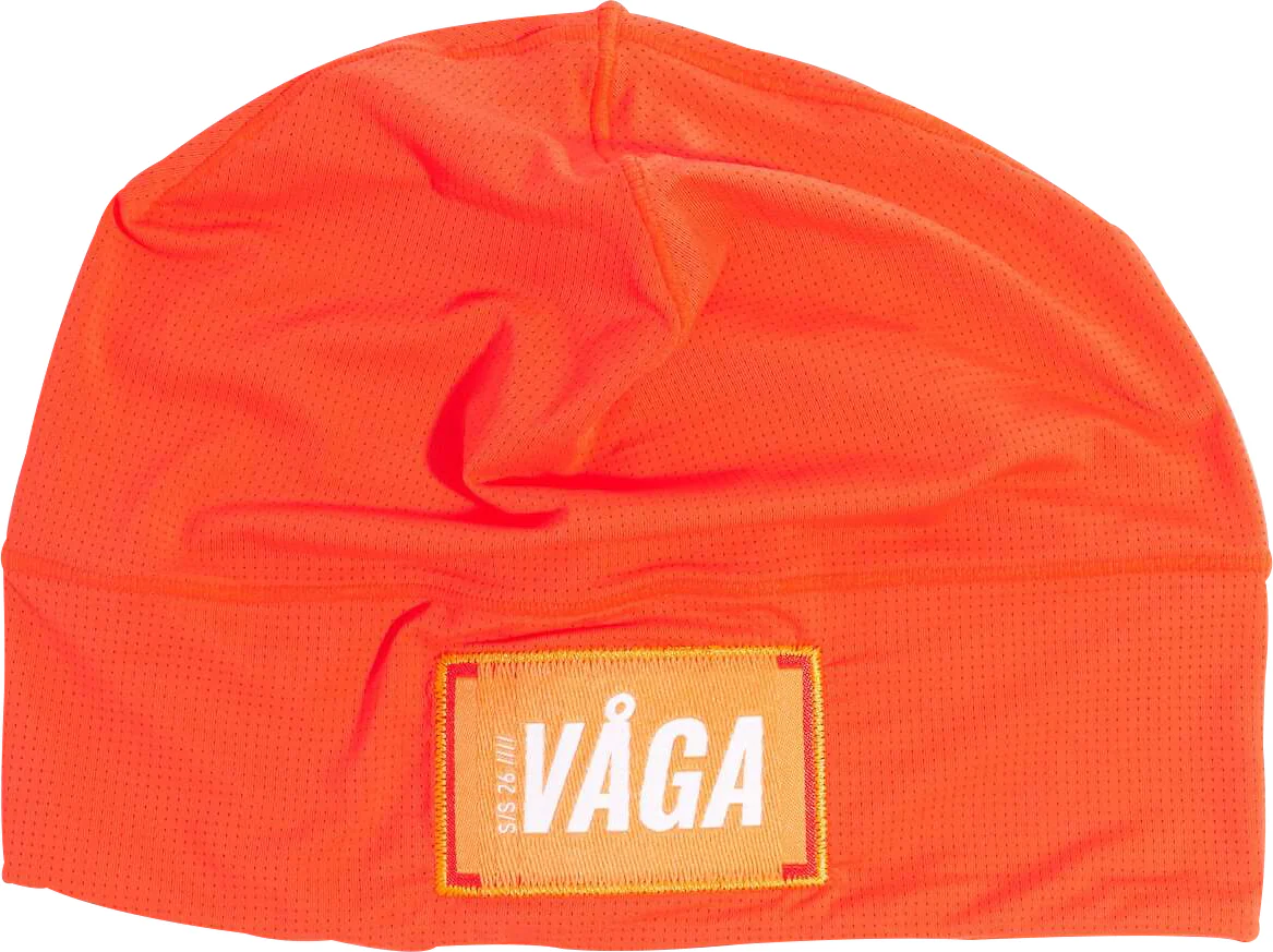 Vaga Lightweight Mesh Skull Running Beanie - Orange - Image 2