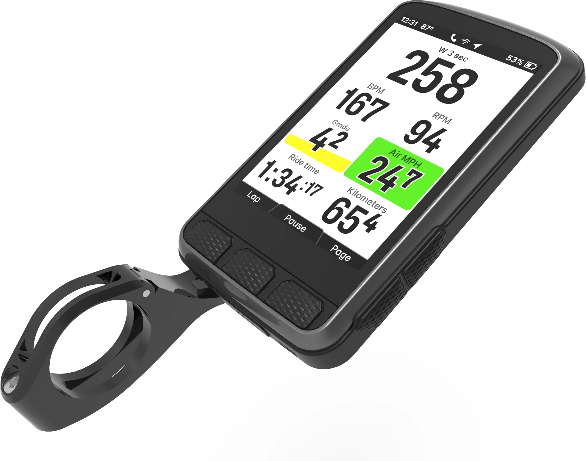 Wahoo ELEMNT ACE GPS Bike Computer - Black - Image 3