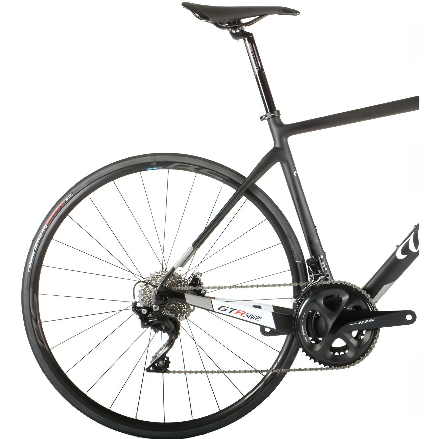 Wilier Triestina GTR Team Disc 105 Carbon Road Bike 2023 - Black & Silver - Image 2