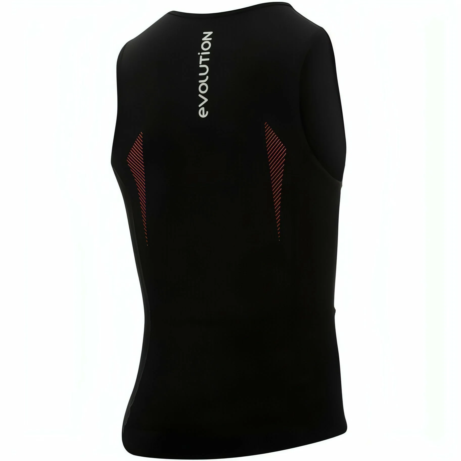 Zone3 Swim-Top Mens Sleeveless Top - Black - Image 2